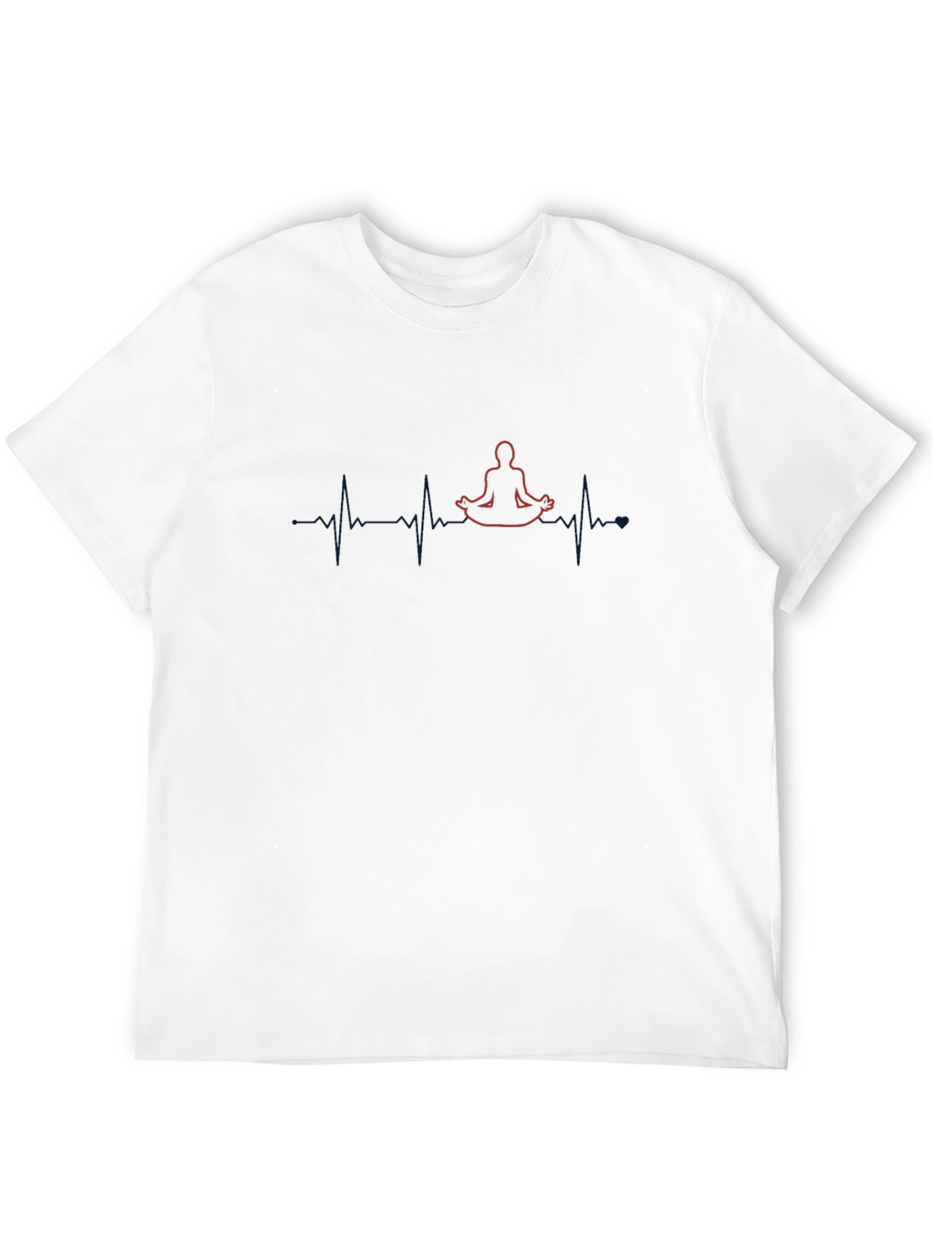 Yoga Heartbeat T-Shirt - Meditate in Style