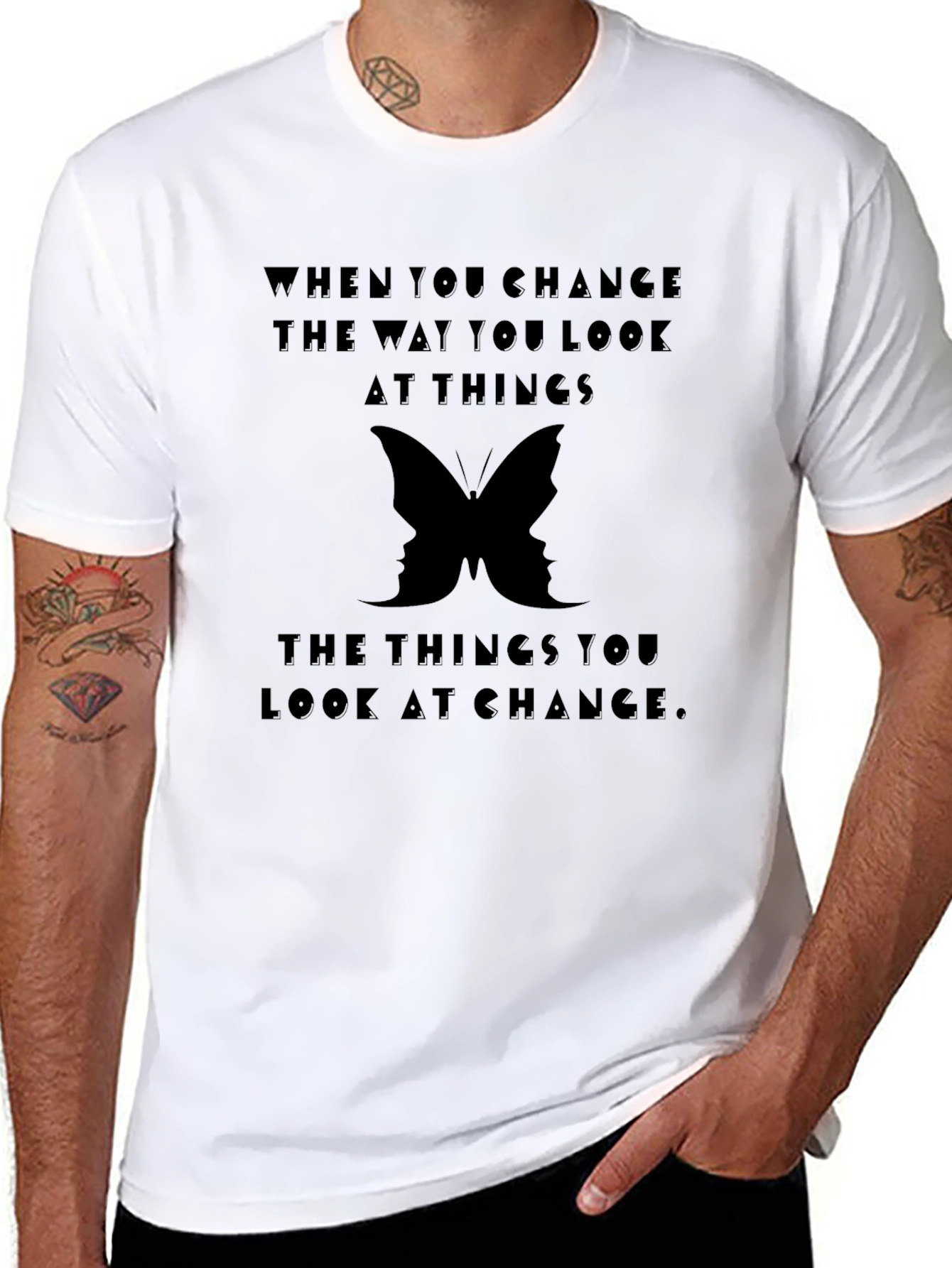 Optical Illusion T-Shirt - Change Your Perspective!