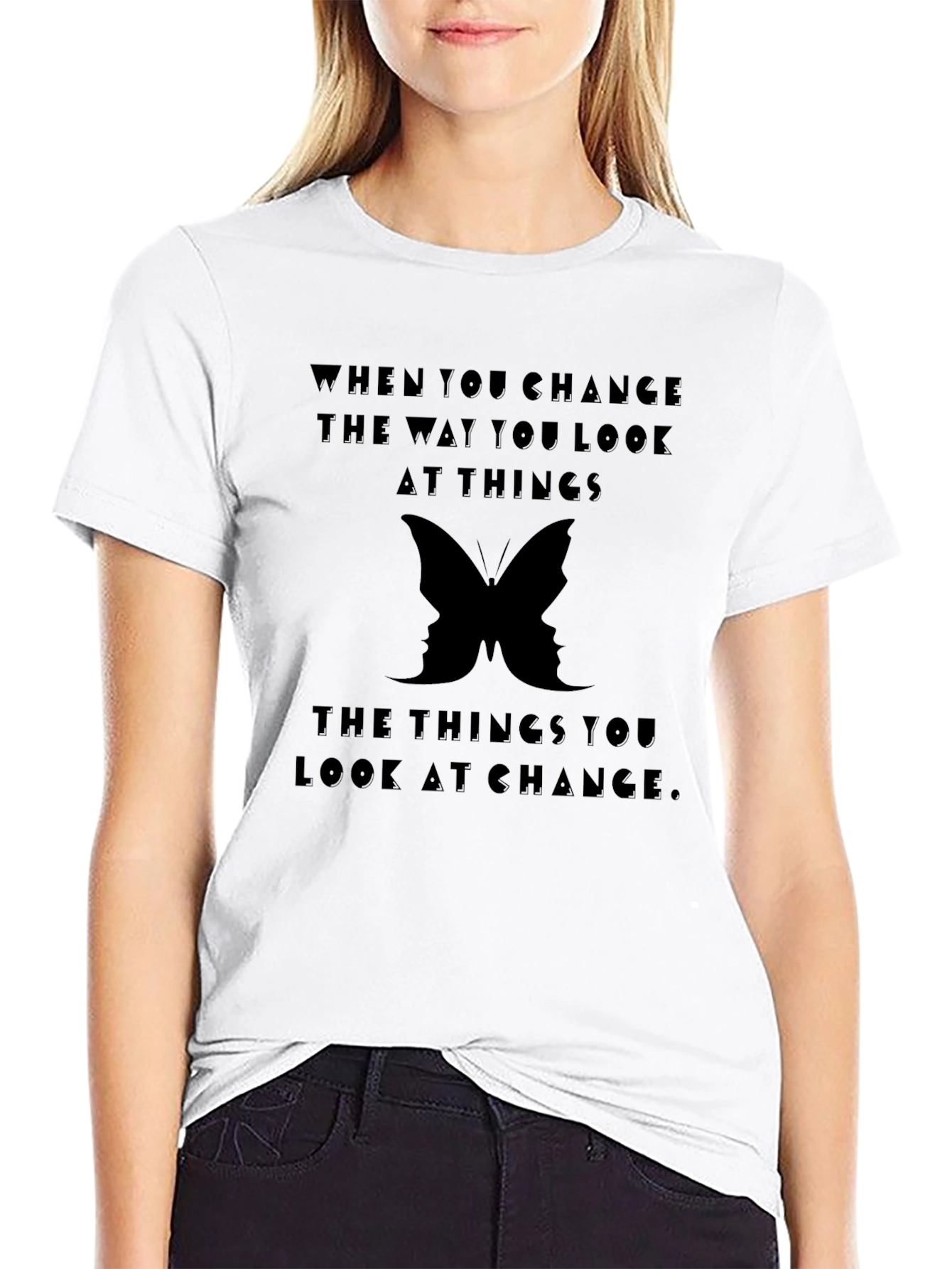 Optical Illusion T-Shirt - Change Your Perspective!