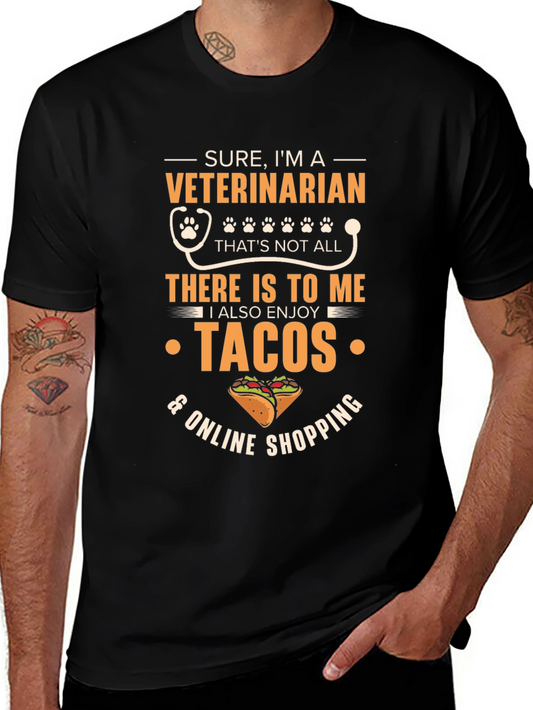 Veterinarian Tacos & Online Shopping T-Shirt