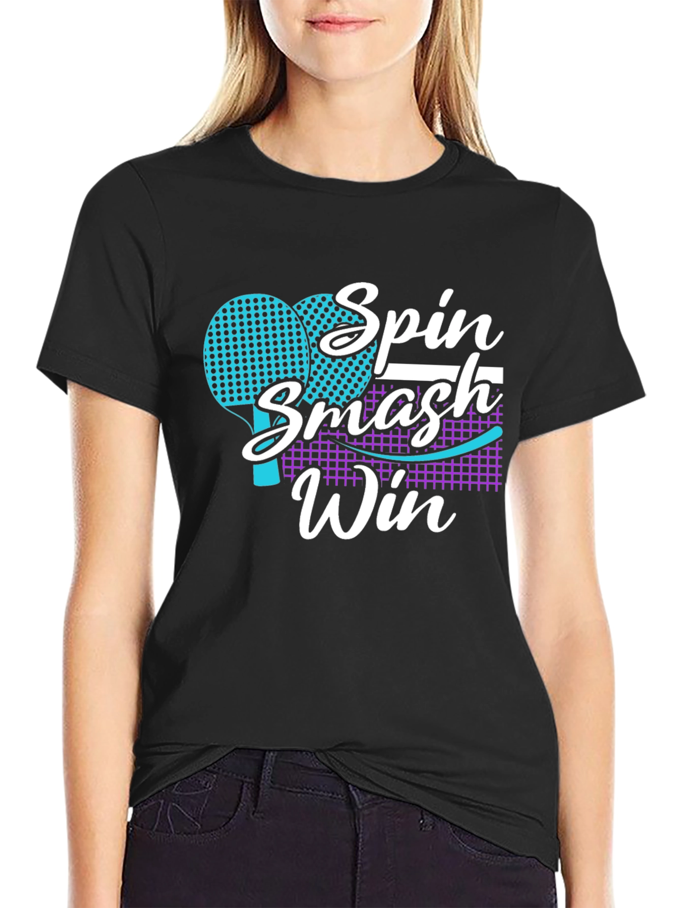 Spin Smash Win Ping Pong T-Shirt