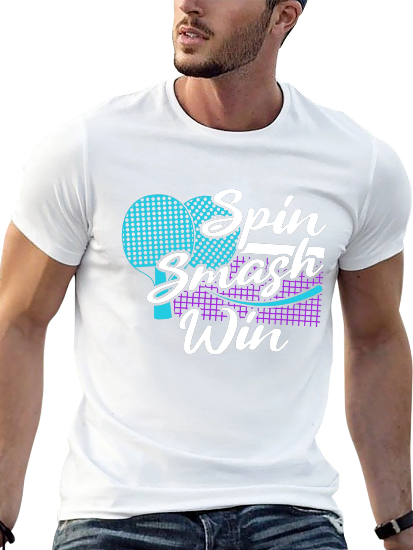 Spin Smash Win Ping Pong T-Shirt