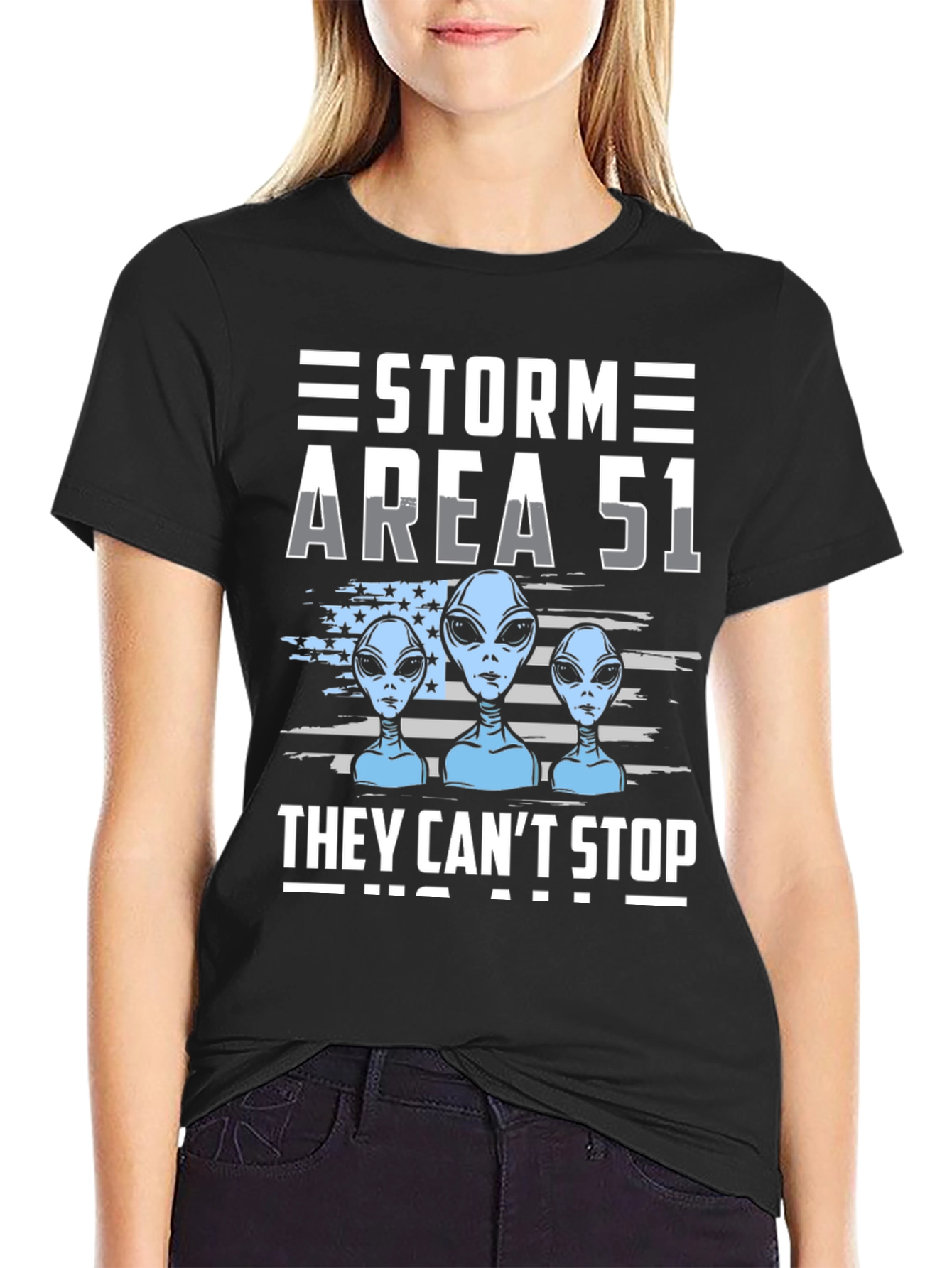 Storm Area 51 Alien Graphic Tee