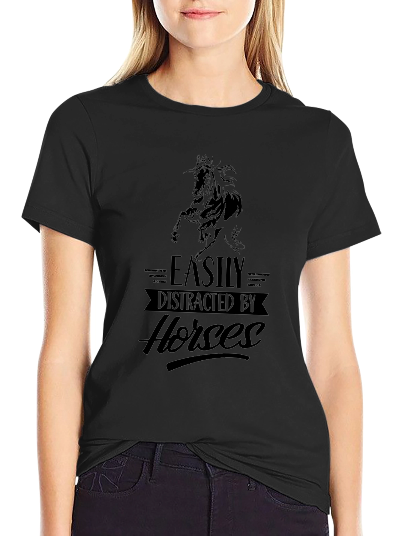 Easily Distracted By Horses T-Shirt