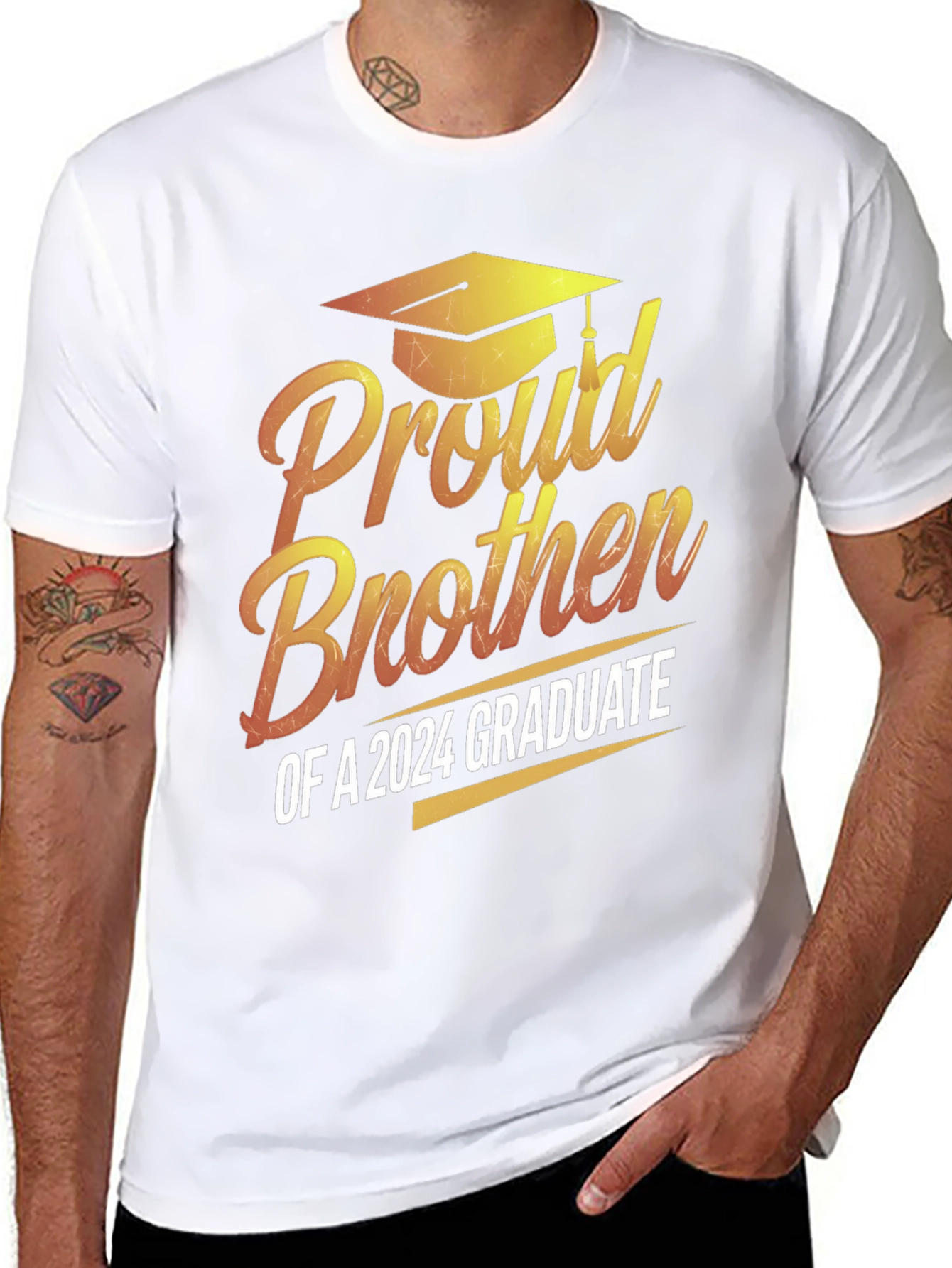 Proud Brother 2024 Graduate T-Shirt