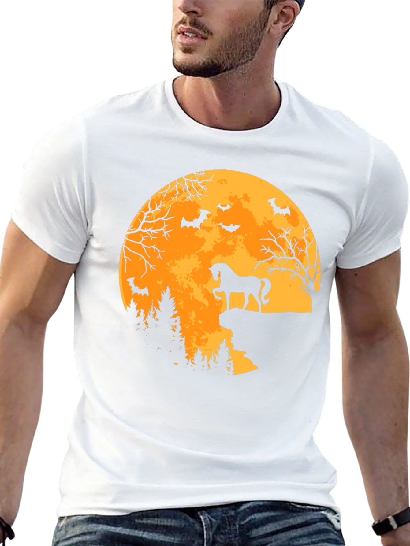 Halloween Horse Moon T-Shirt