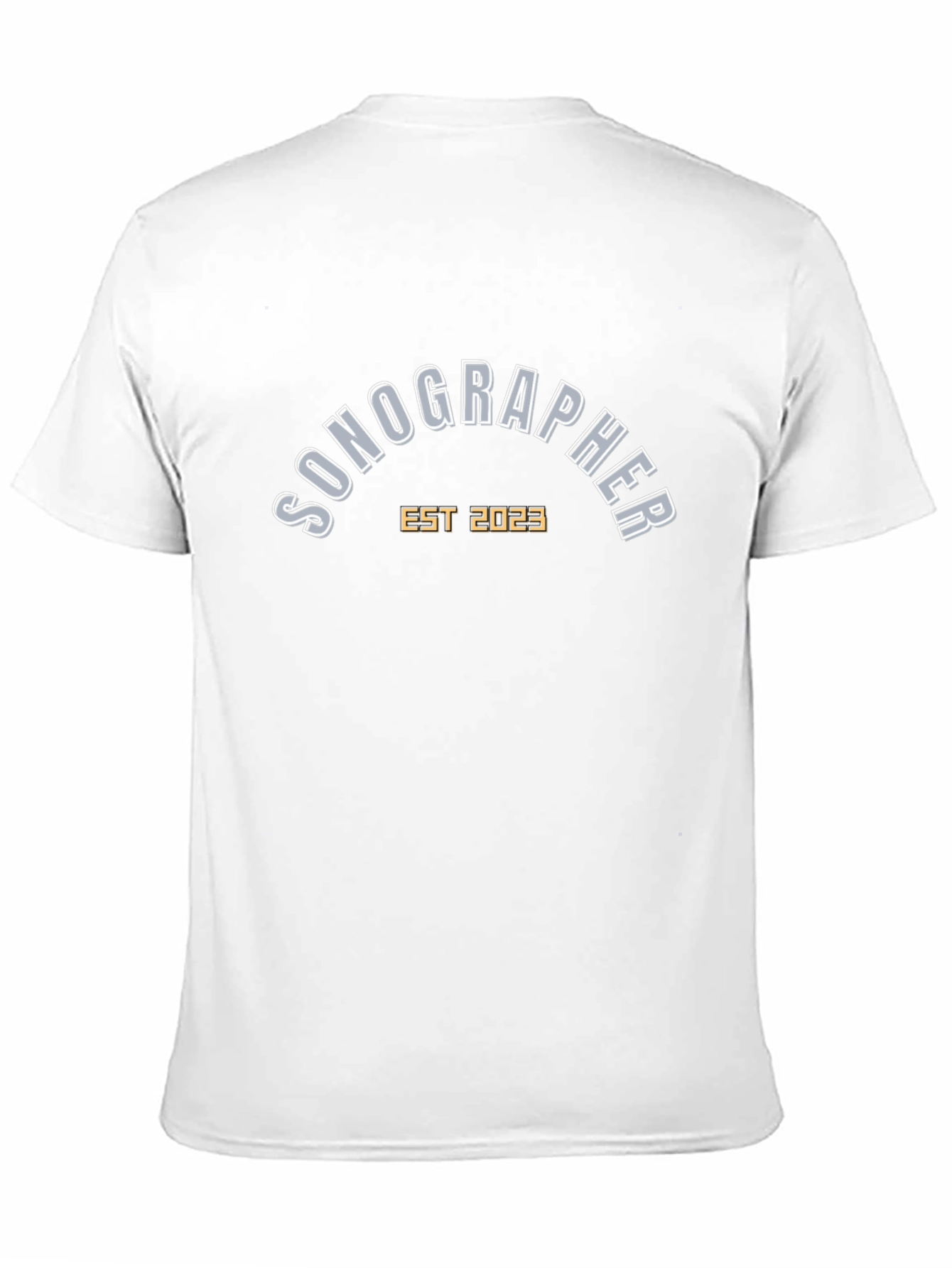 Sonographer EST 2023 Black T-Shirt