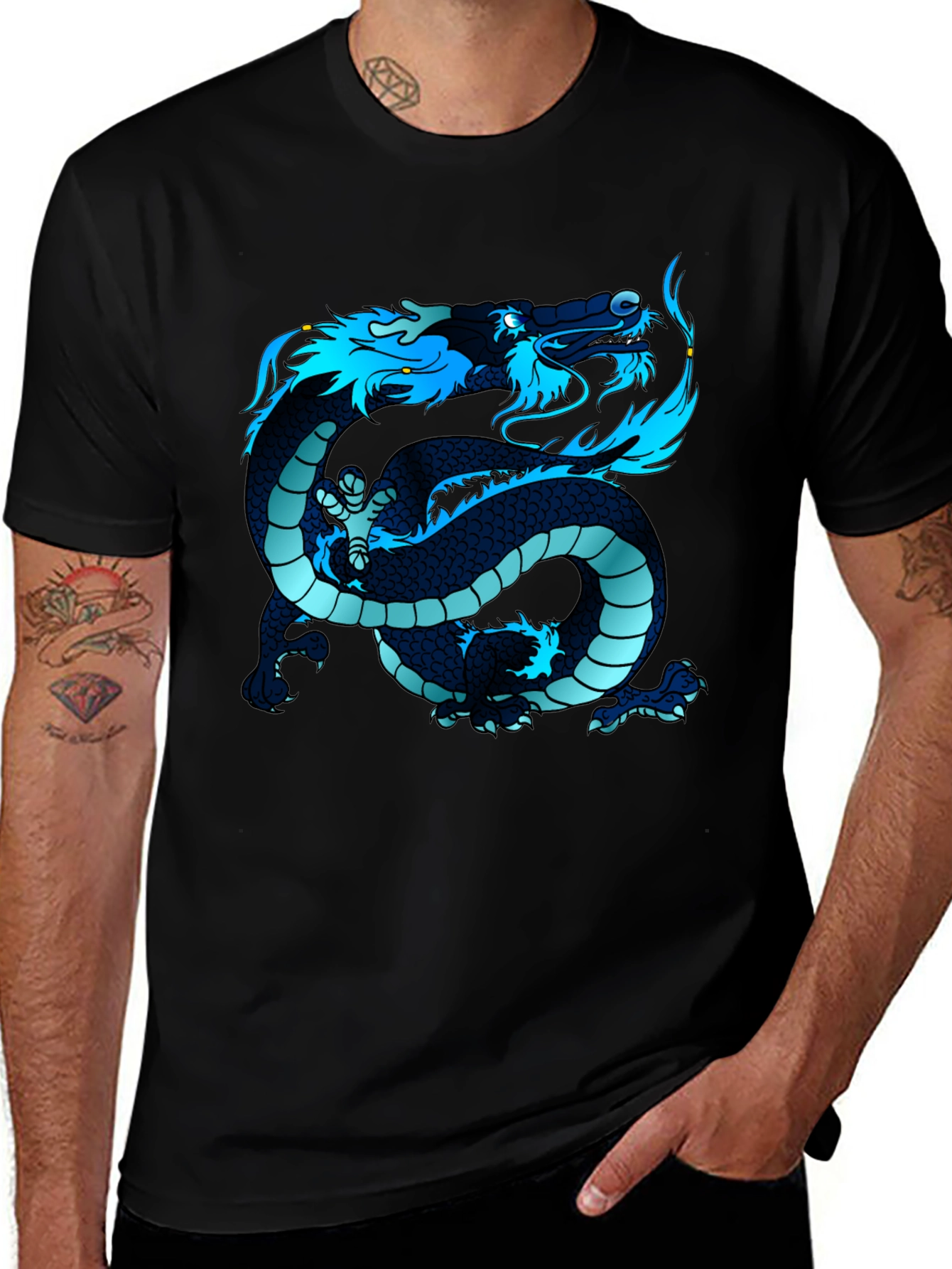 Dragon Graphic T-Shirt - Cool Creature Design