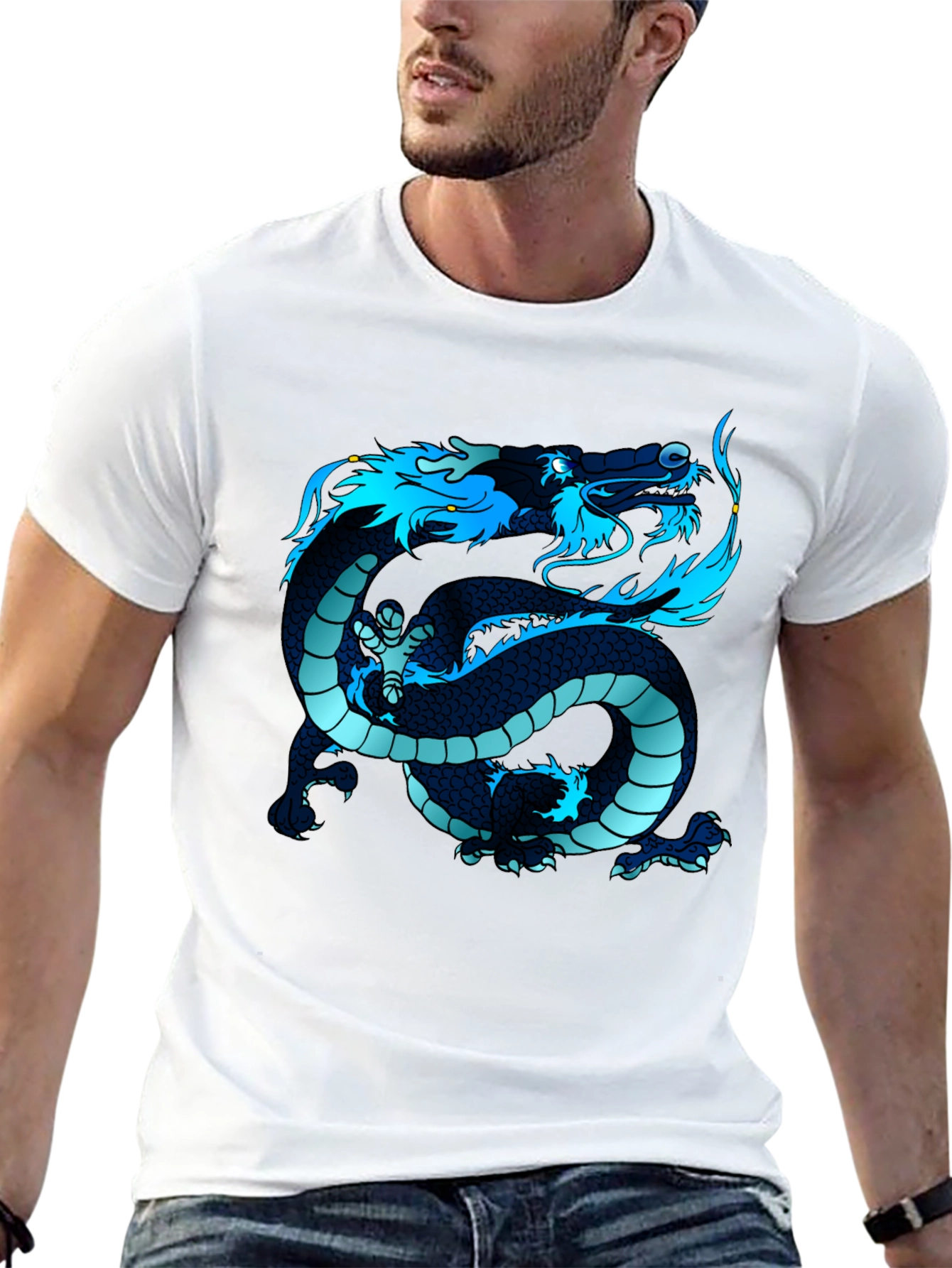 Dragon Graphic T-Shirt - Cool Creature Design