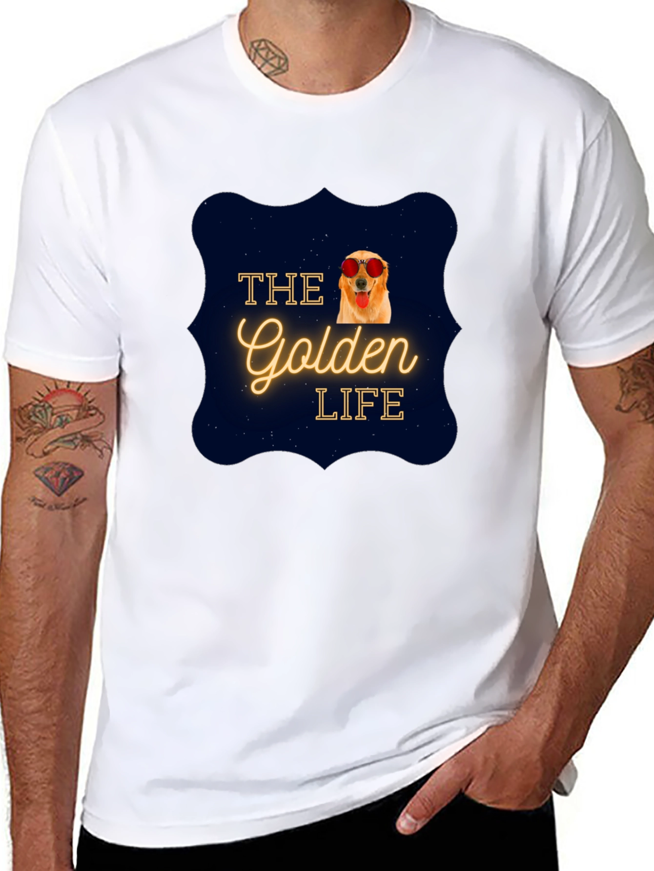 The Golden Life T-Shirt | Dog Lover Tee