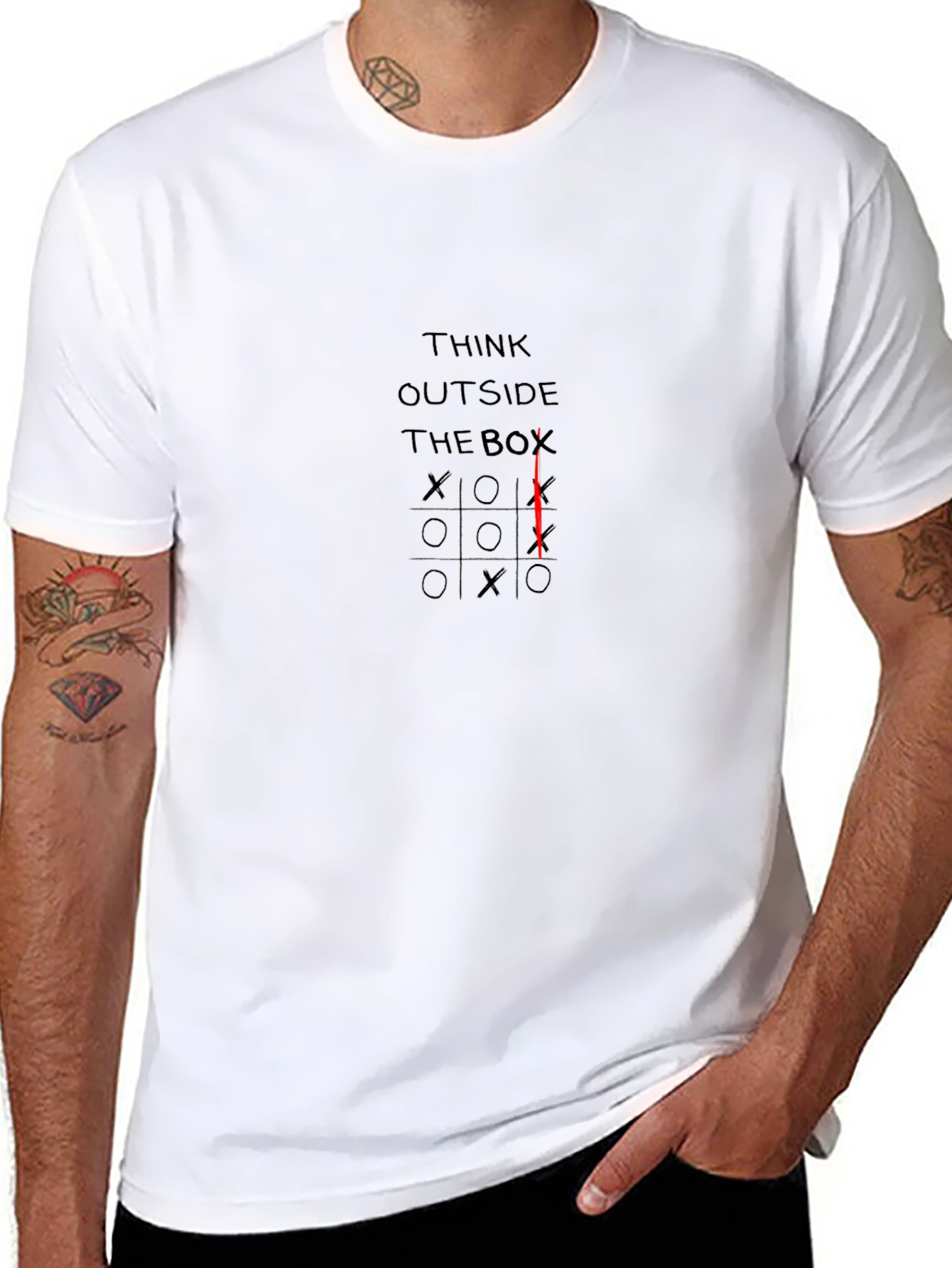 Think Outside the Box Graphic Tee