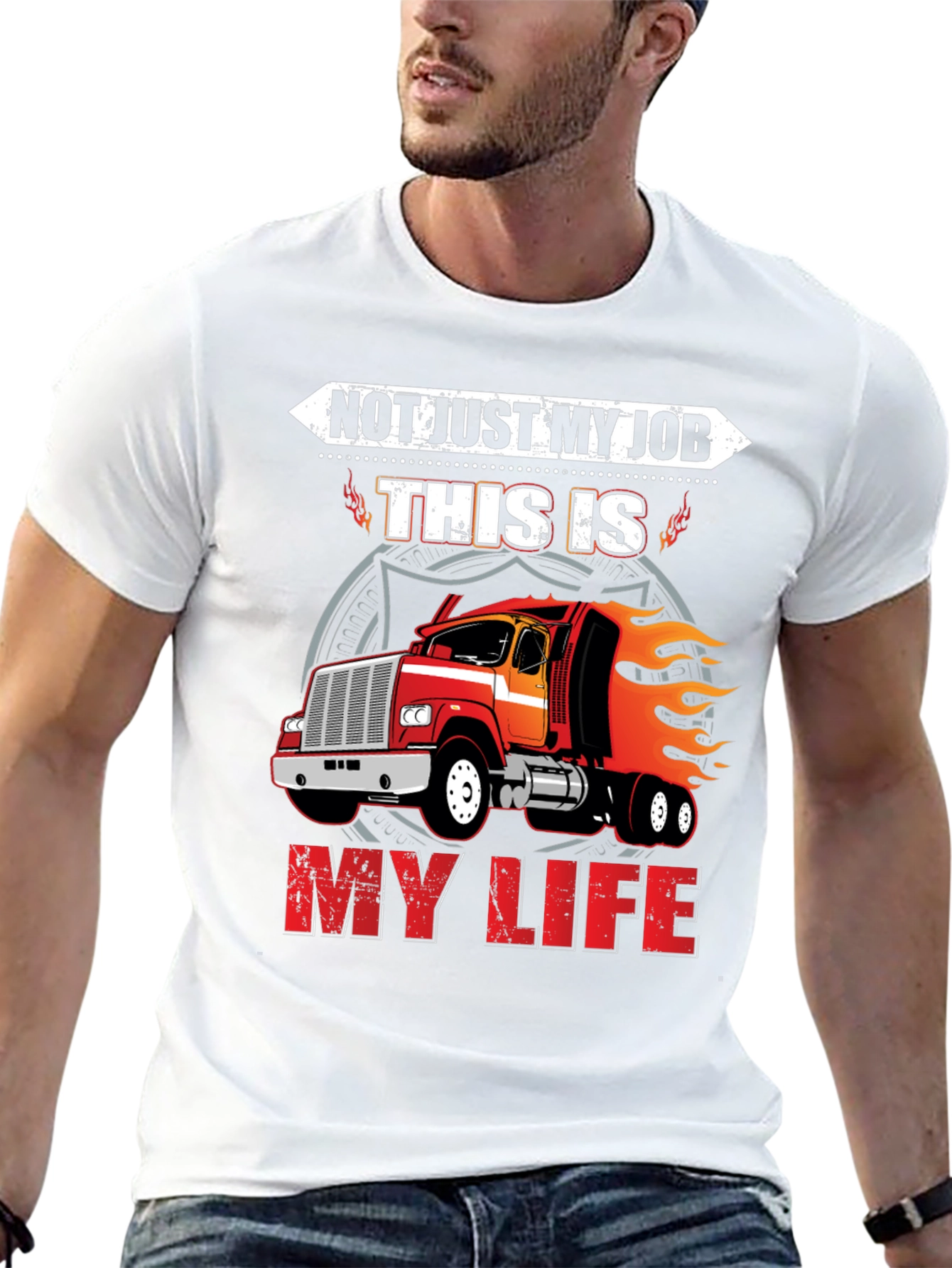 Trucker Life Graphic Tee
