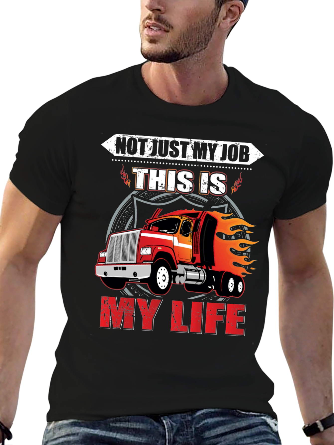 Trucker Life Graphic Tee