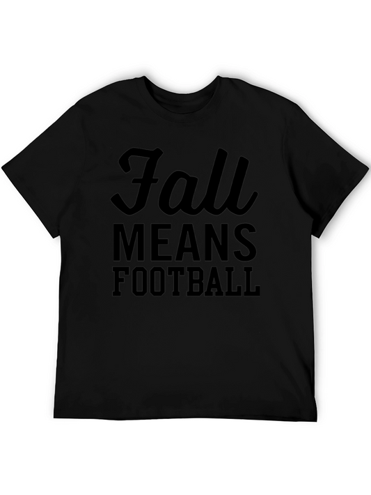 Fall Means Football Graphic Tee