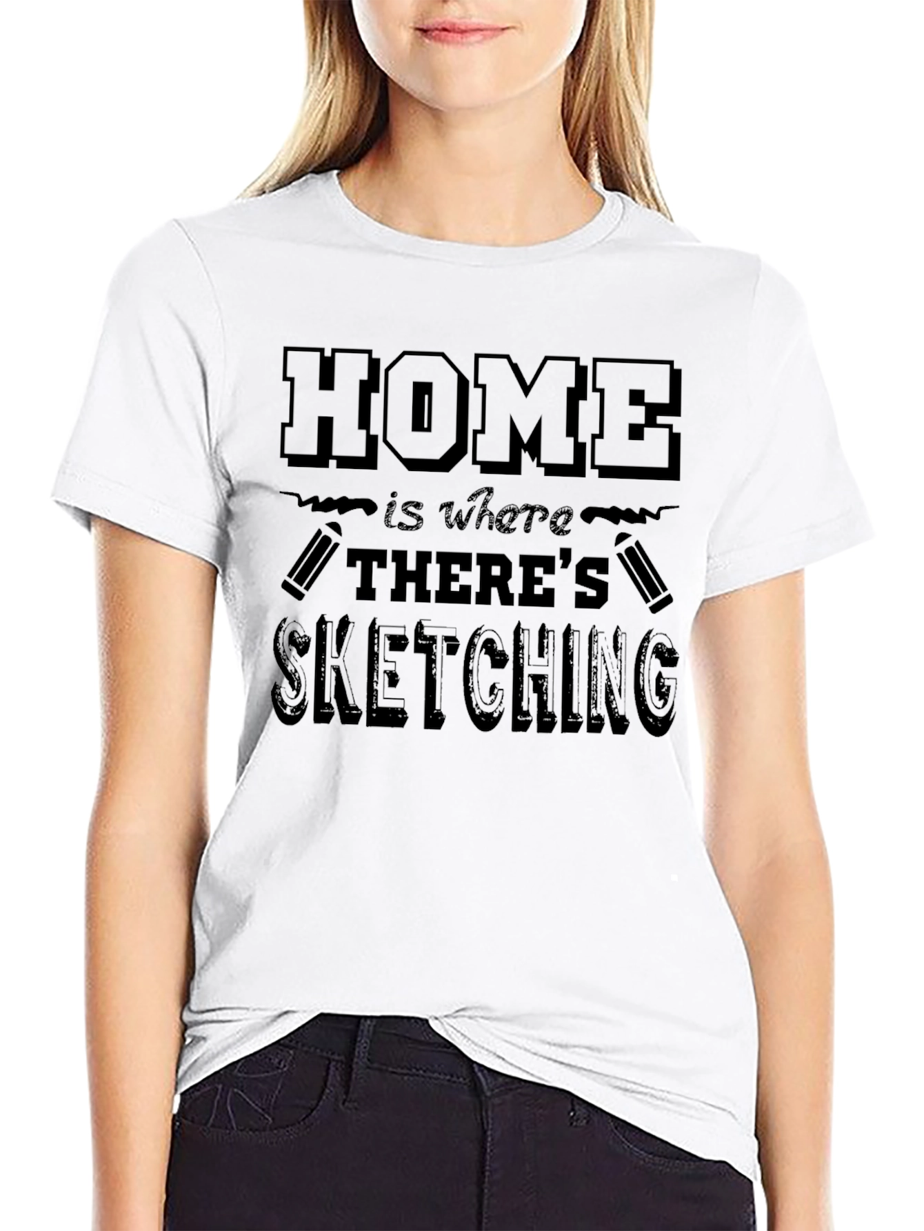 Home Is Where Theres Sketching T-Shirt