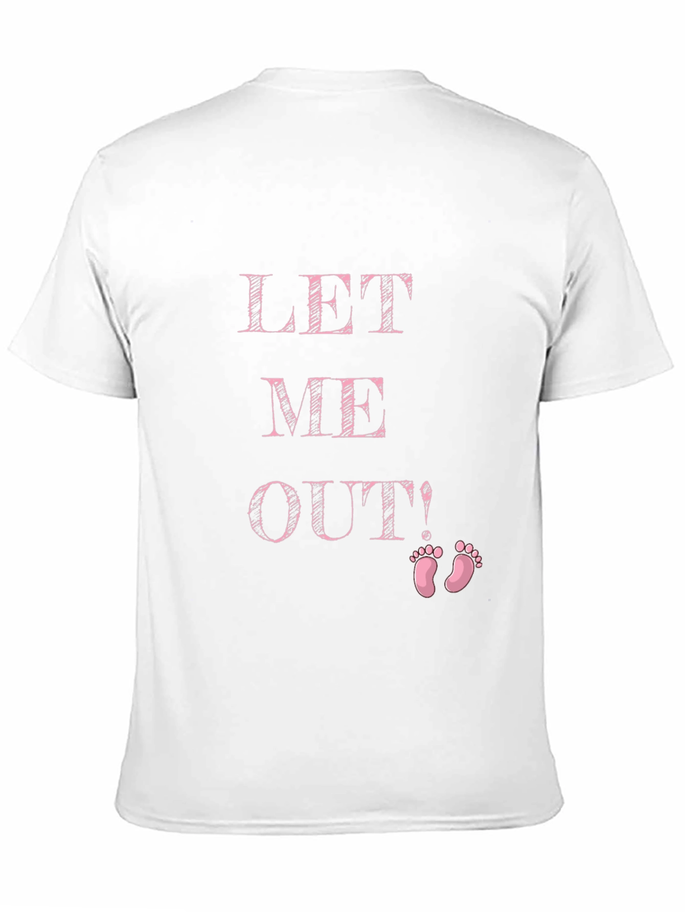 Funny Pregnancy Announcement Shirt - Let Me Out!