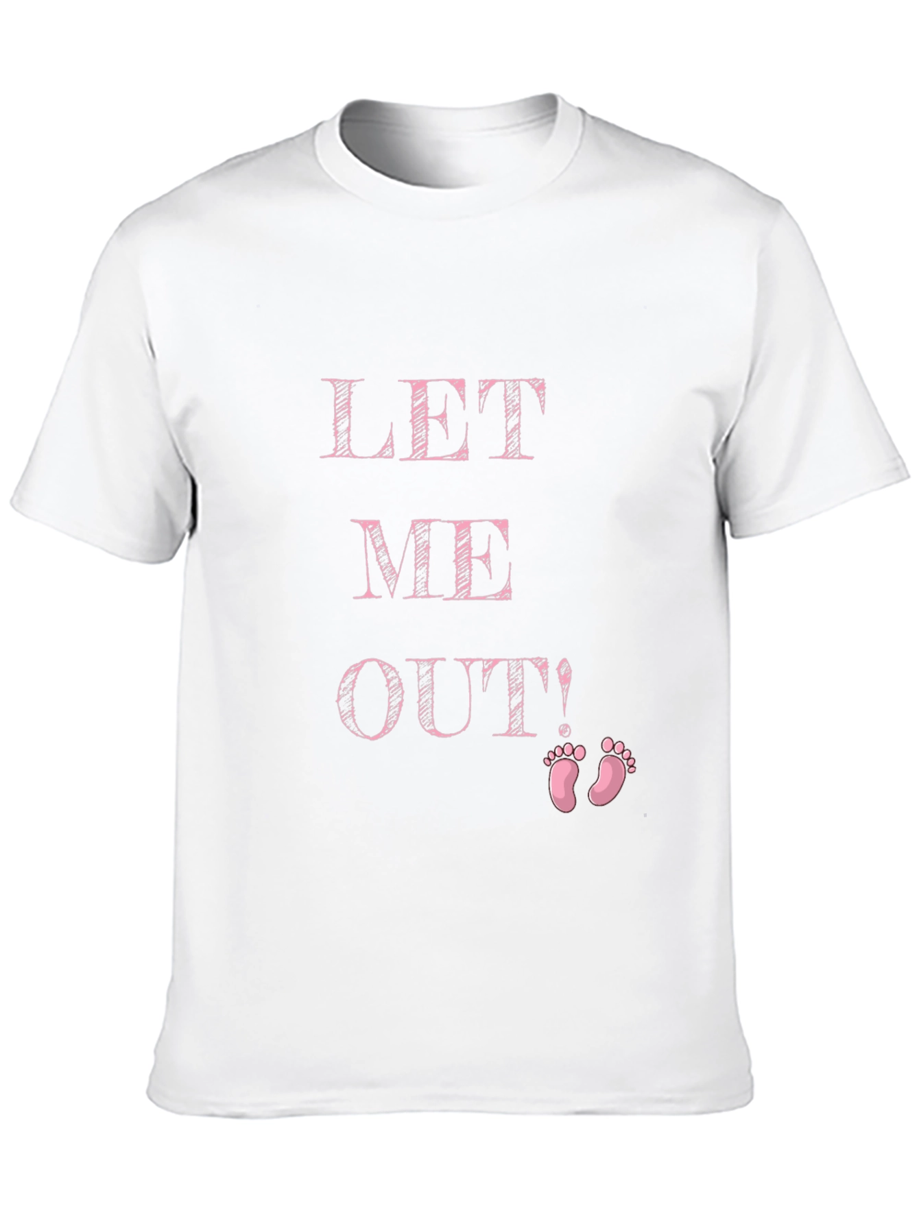 Funny Pregnancy Announcement Shirt - Let Me Out!
