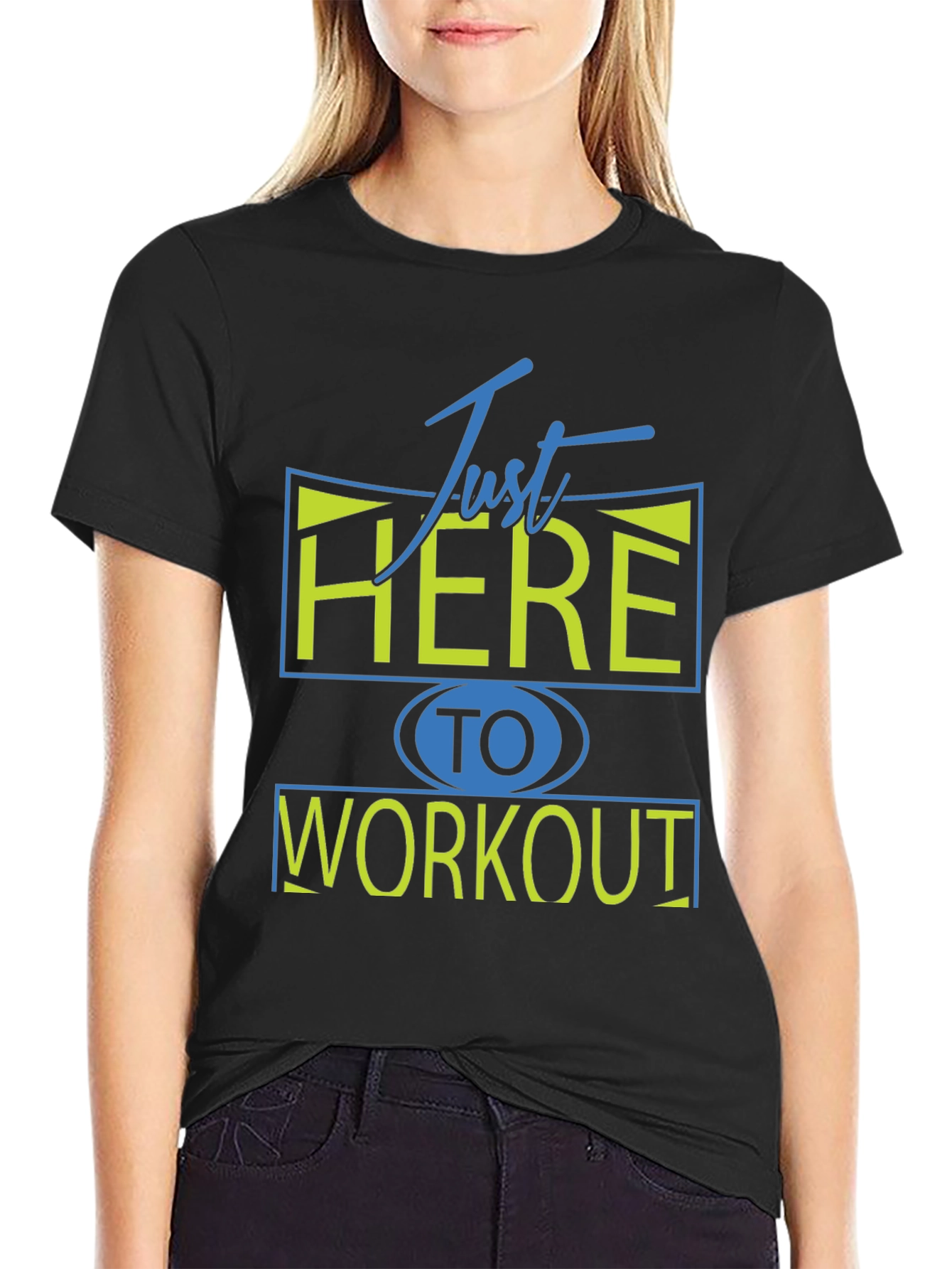 Just Here To Workout Graphic Tee