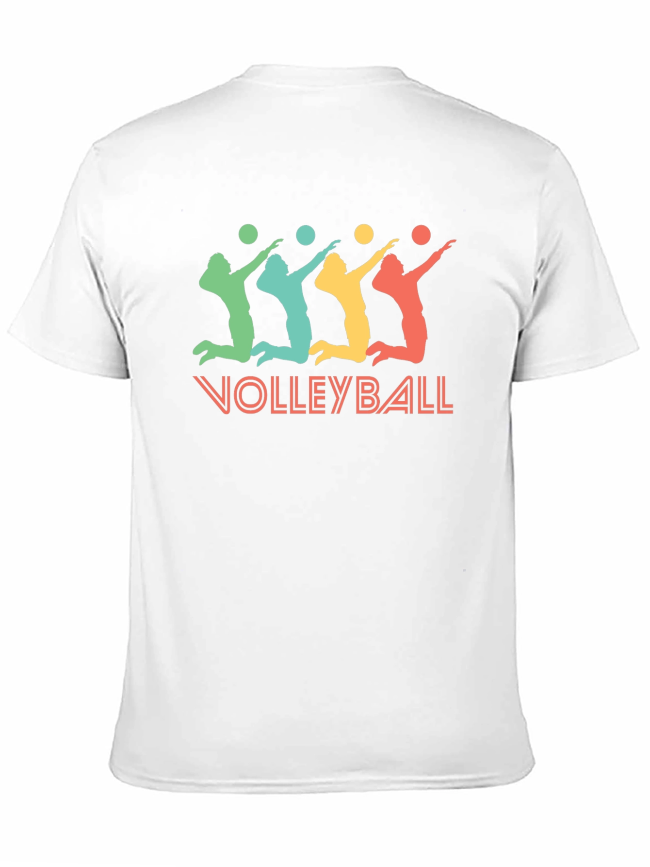 Volleyball Graphic T-Shirt - Black
