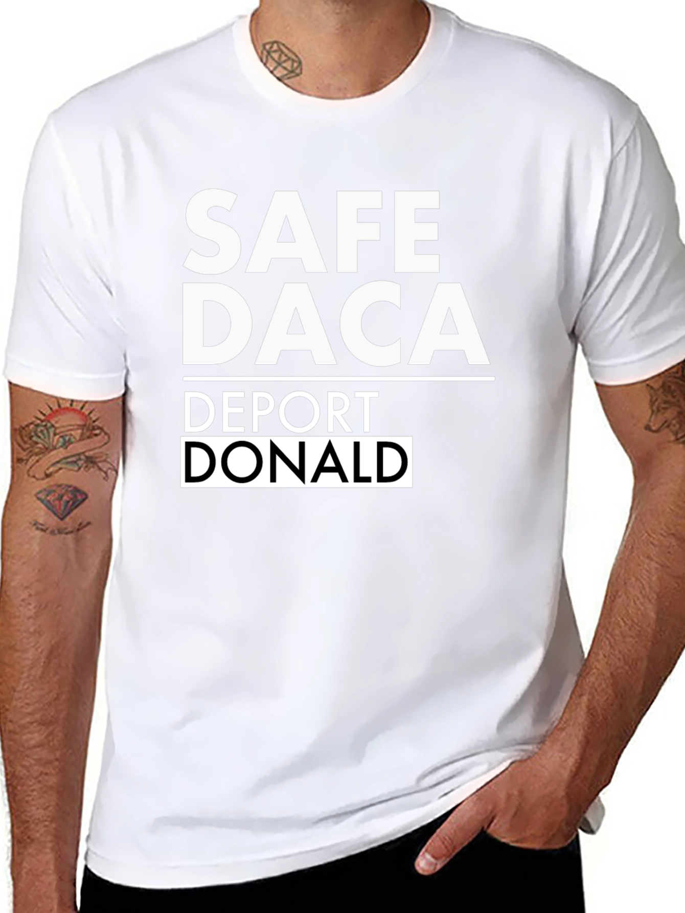 Safe DACA Deport Donald Graphic Tee
