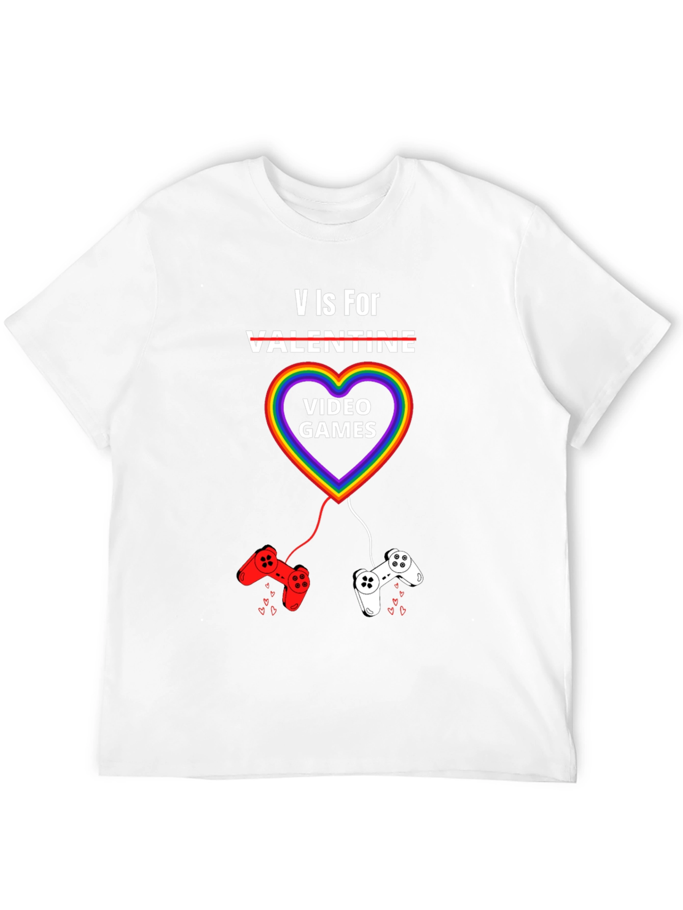 V is For Video Games T-Shirt
