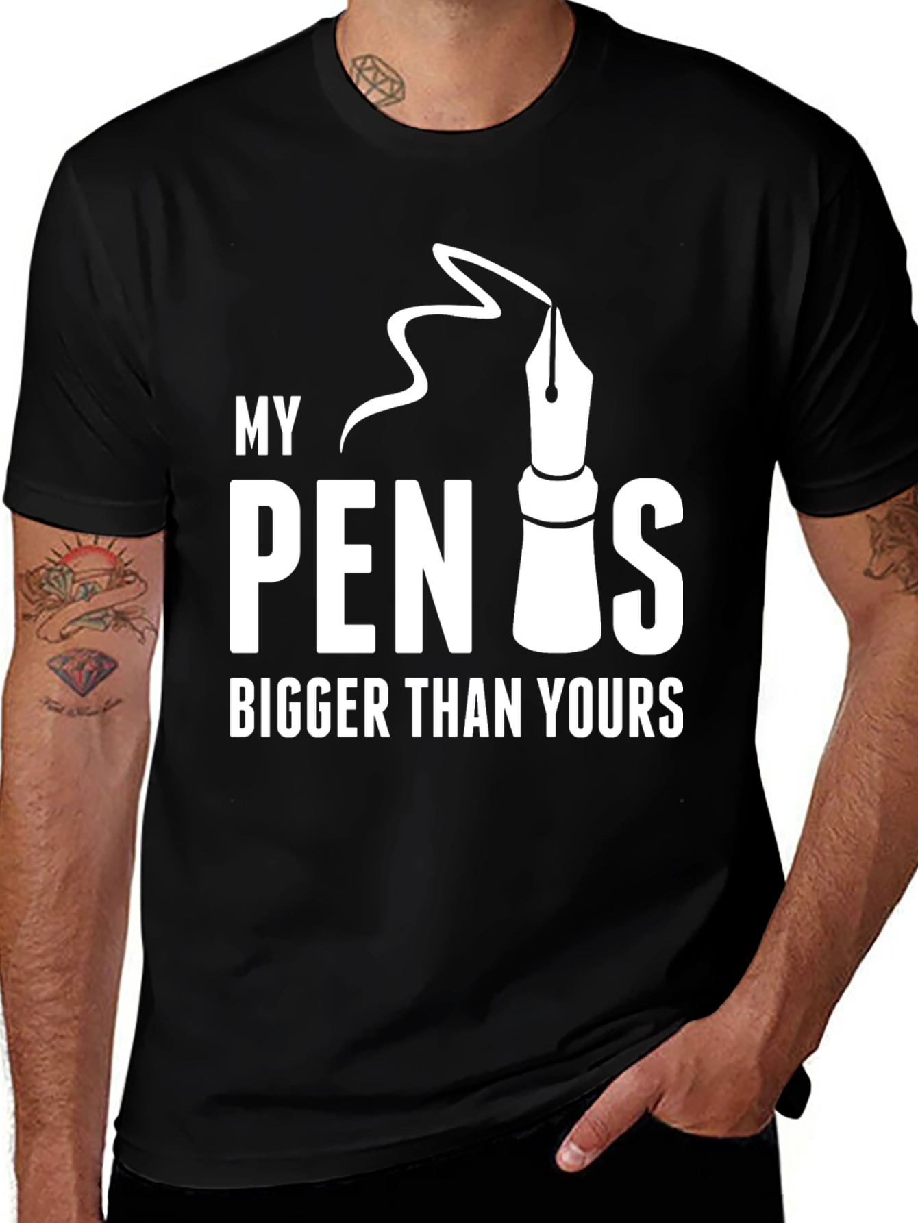 My Pen Is Bigger Than Yours - Graphic T-Shirt