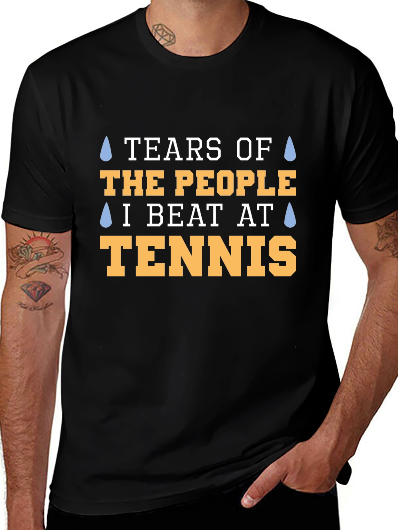 Tears of the People Tennis T-Shirt