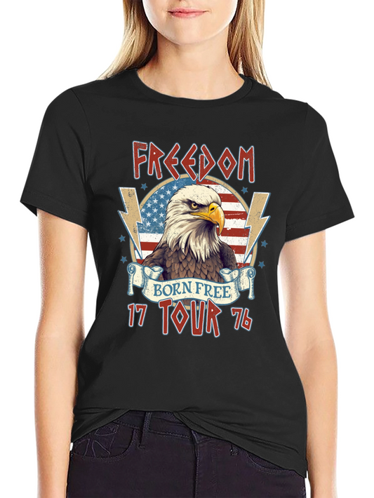 Freedom Eagle Graphic Tee - Born Free 17 Tour 76