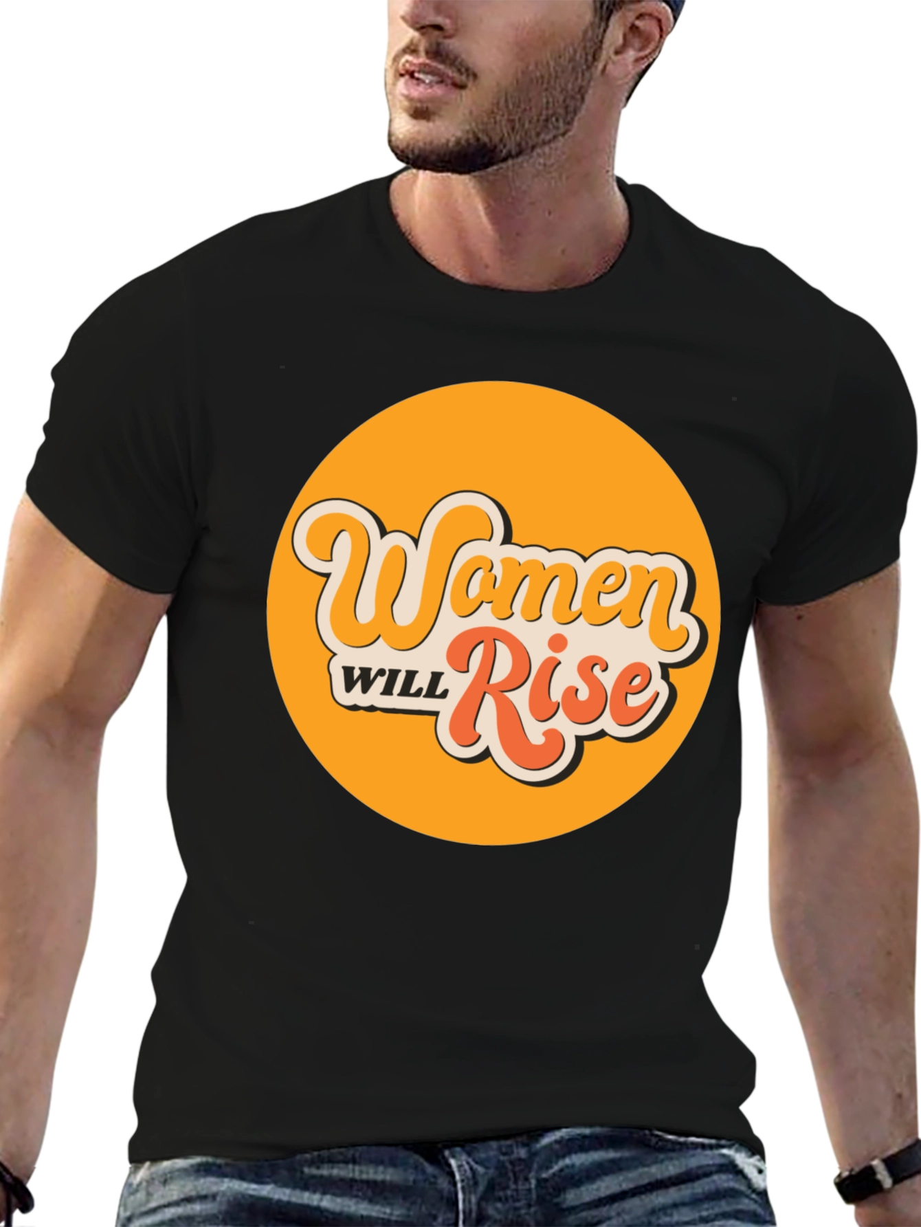 Women Will Rise Graphic Tee - Retro Style