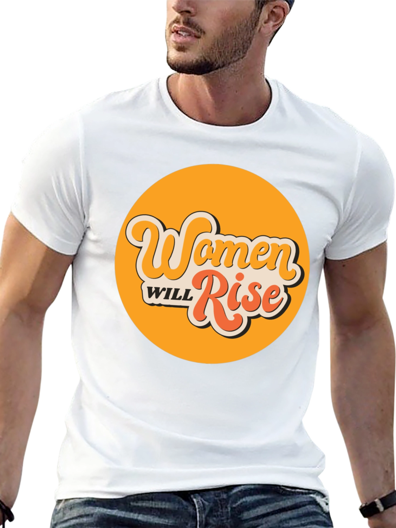 Women Will Rise Graphic Tee - Retro Style