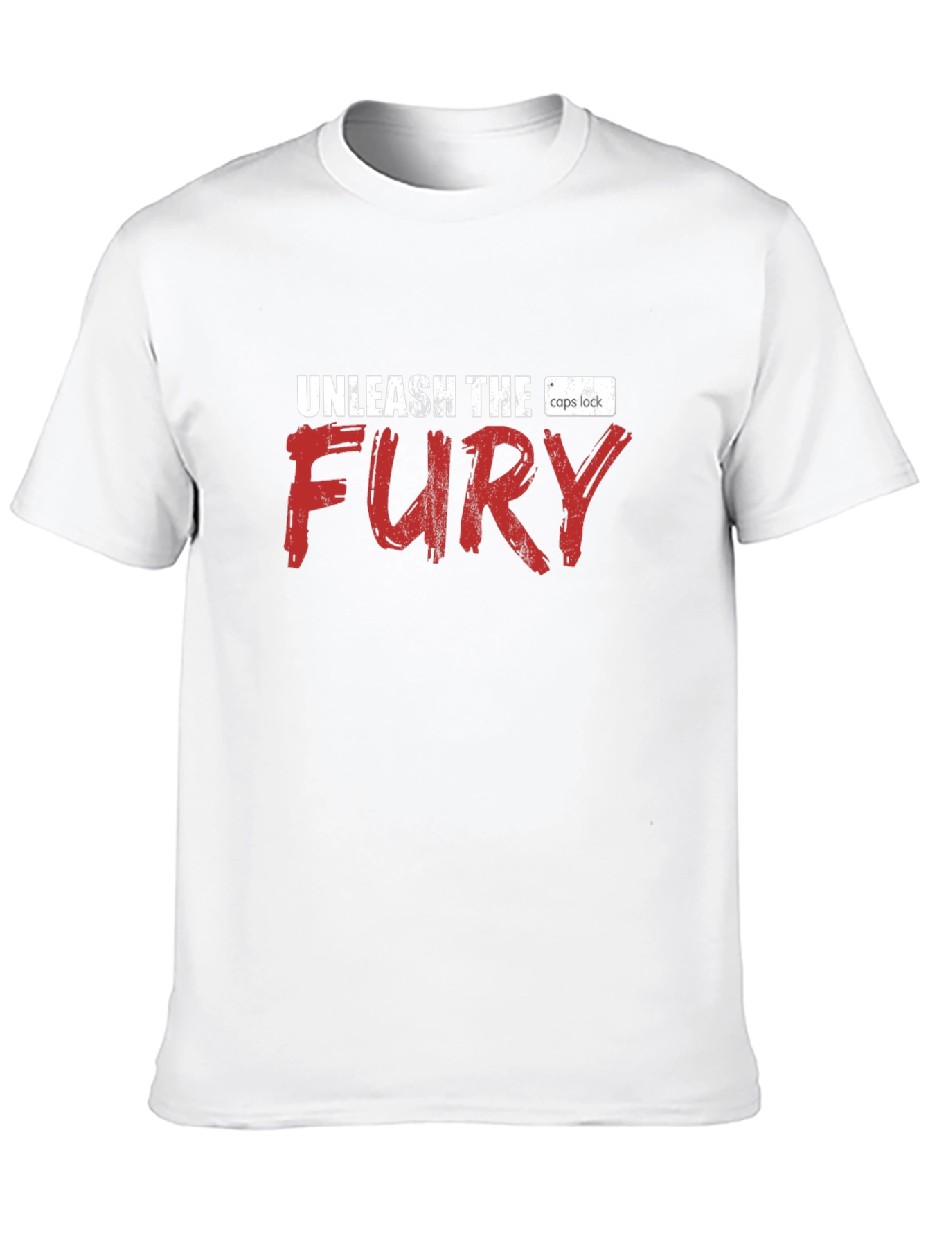 Unleash the Fury Graphic Tee - Black Cotton