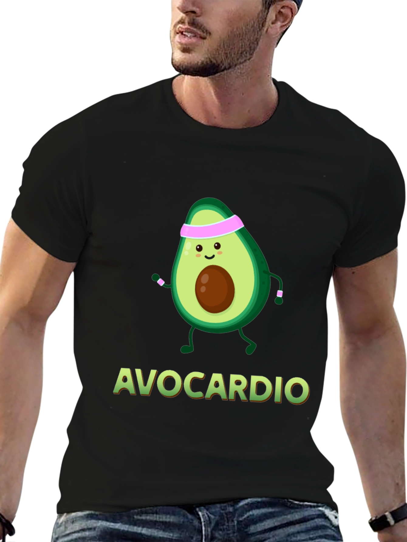 Avocardio Workout T-Shirt - Fun Fitness Tee