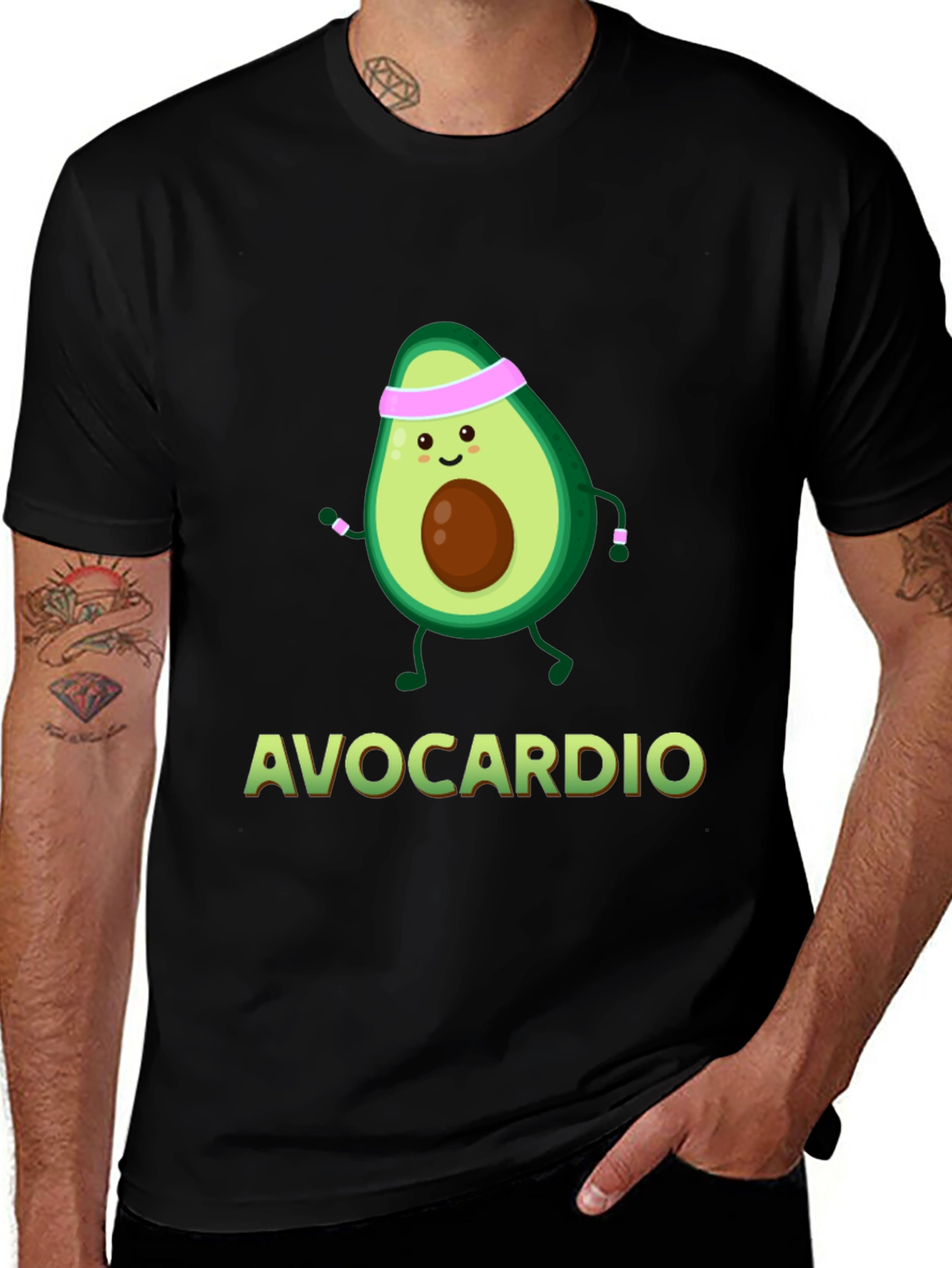 Avocardio Workout T-Shirt - Fun Fitness Tee