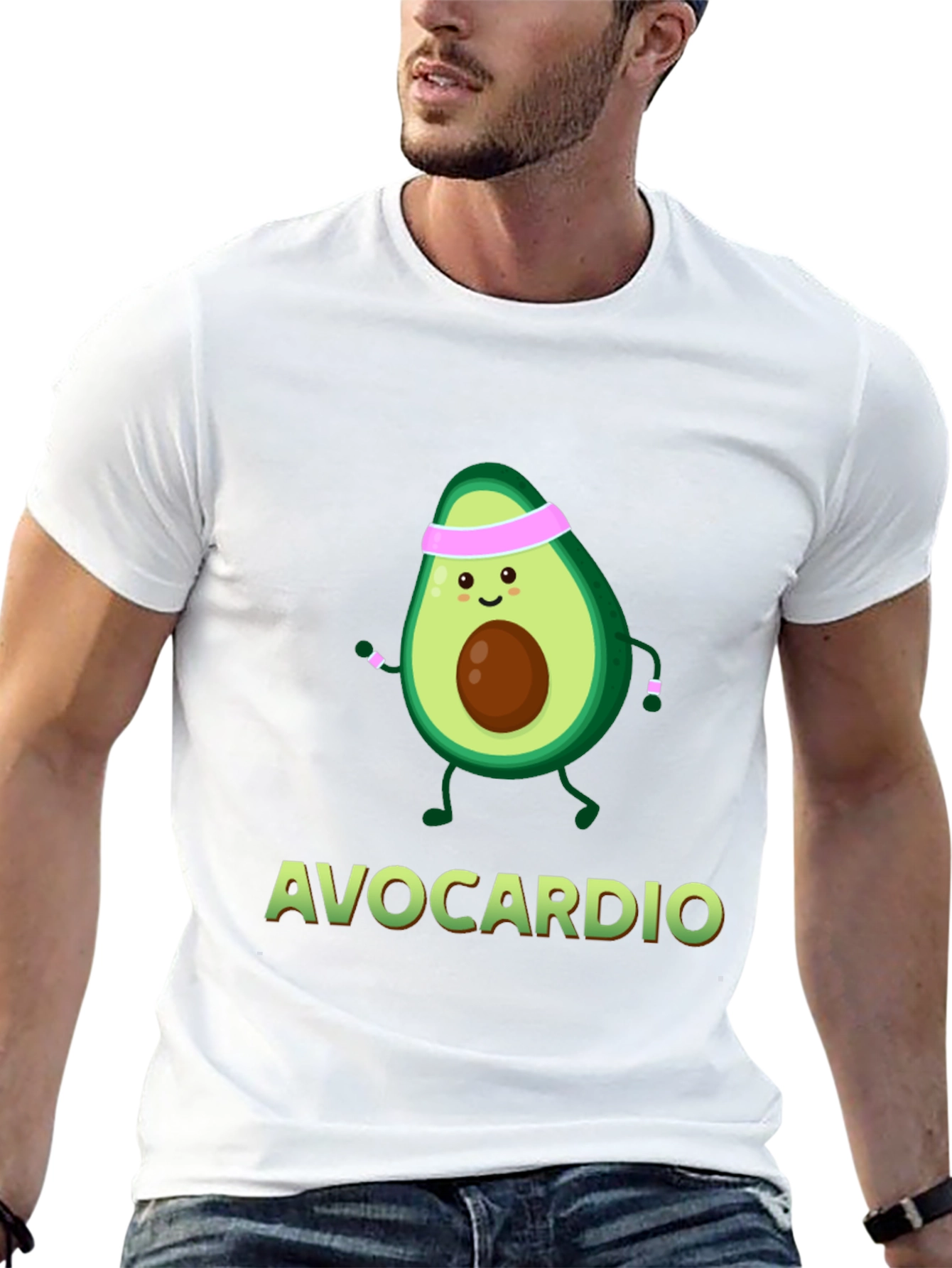 Avocardio Workout T-Shirt - Fun Fitness Tee