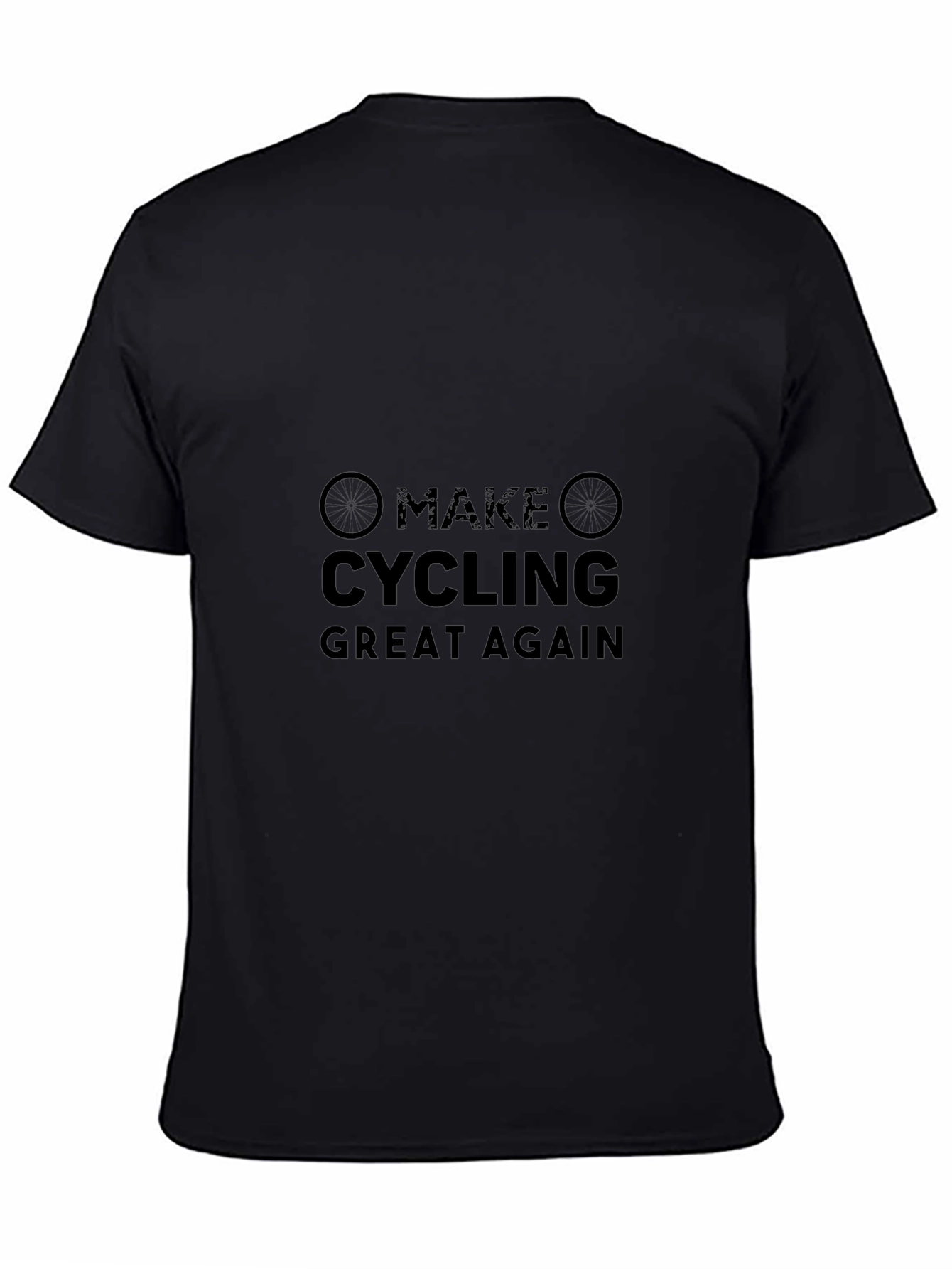 Make Cycling Great Again Black T-Shirt