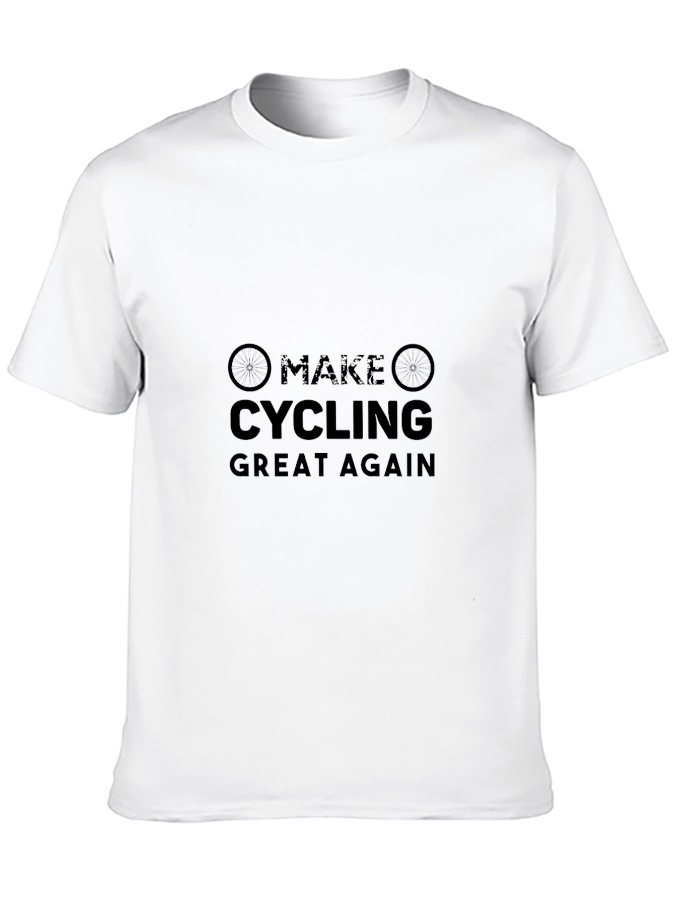 Make Cycling Great Again Black T-Shirt
