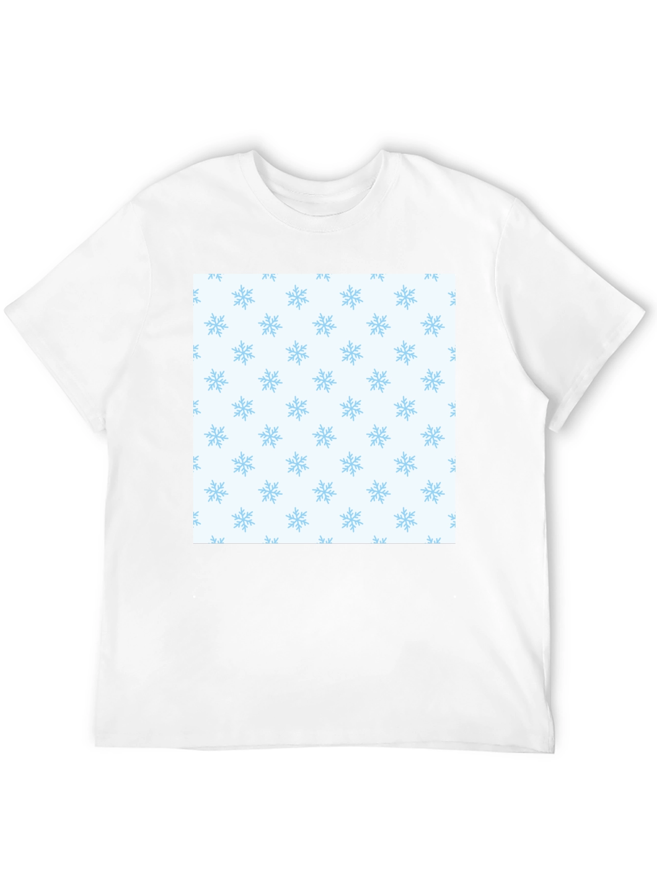Snowflake Pattern Tee - Classic Fit