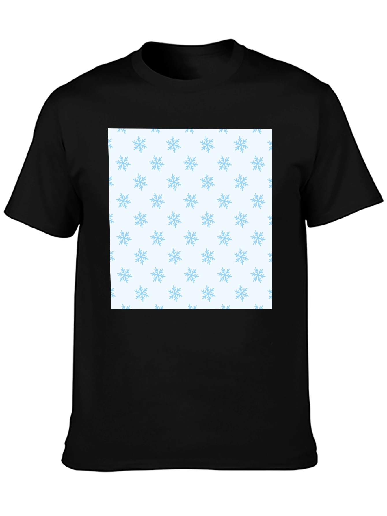 Snowflake Pattern Tee - Classic Fit