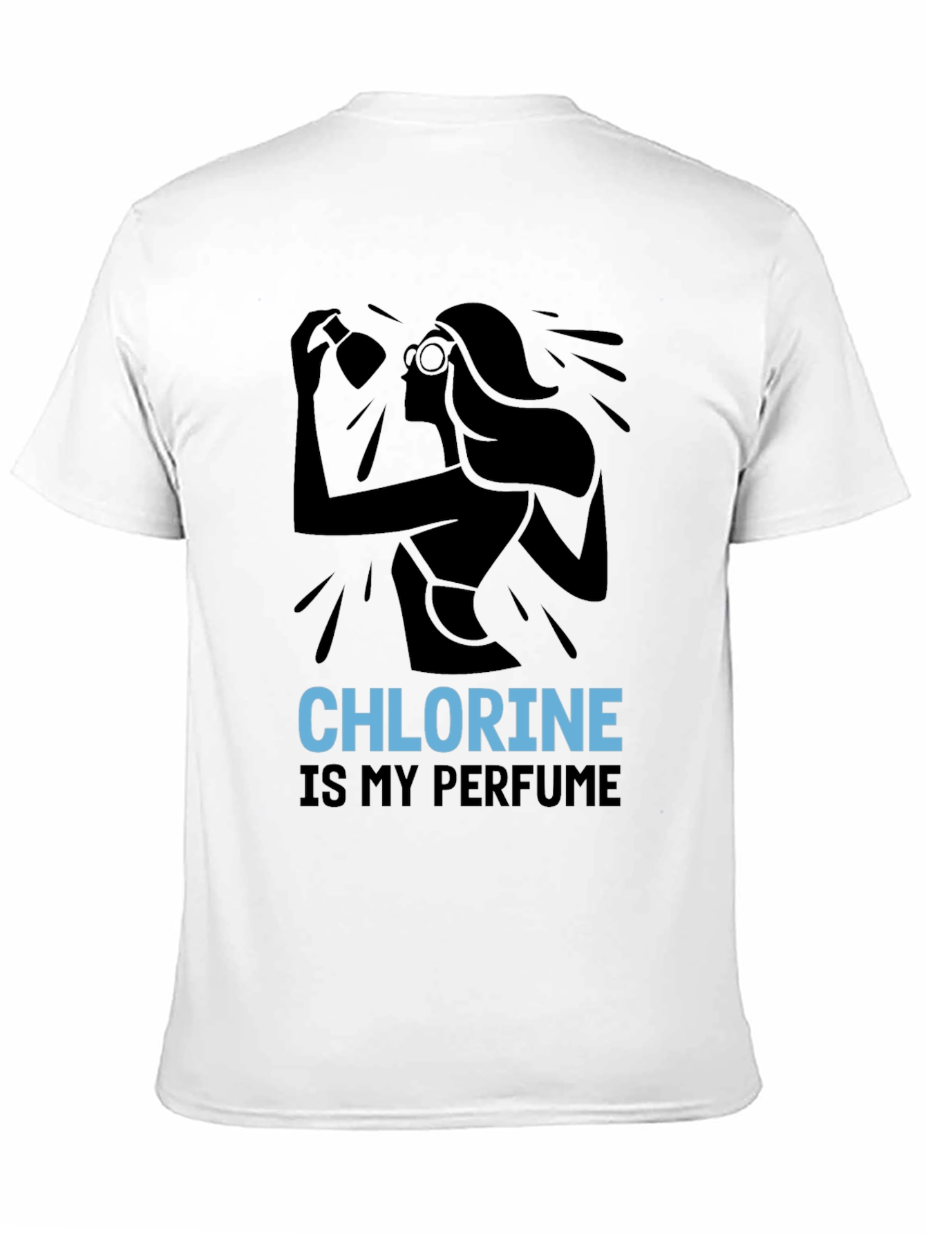 Chlorine Perfume T-Shirt - Swimmer Apparel