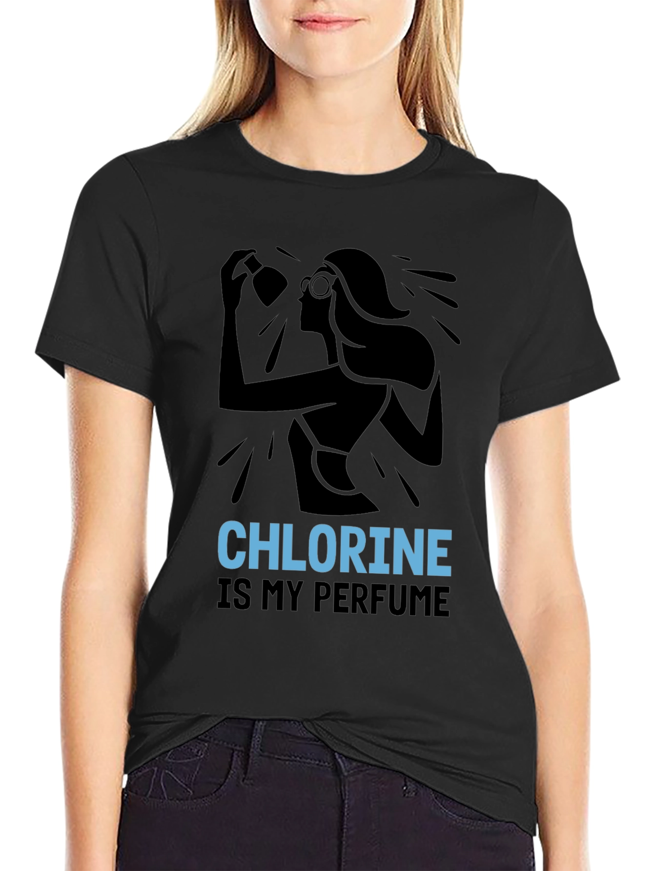 Chlorine Perfume T-Shirt - Swimmer Apparel