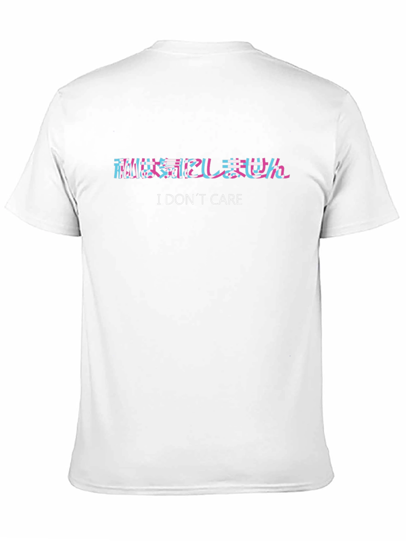 I Dont Care Graphic Tee - Black