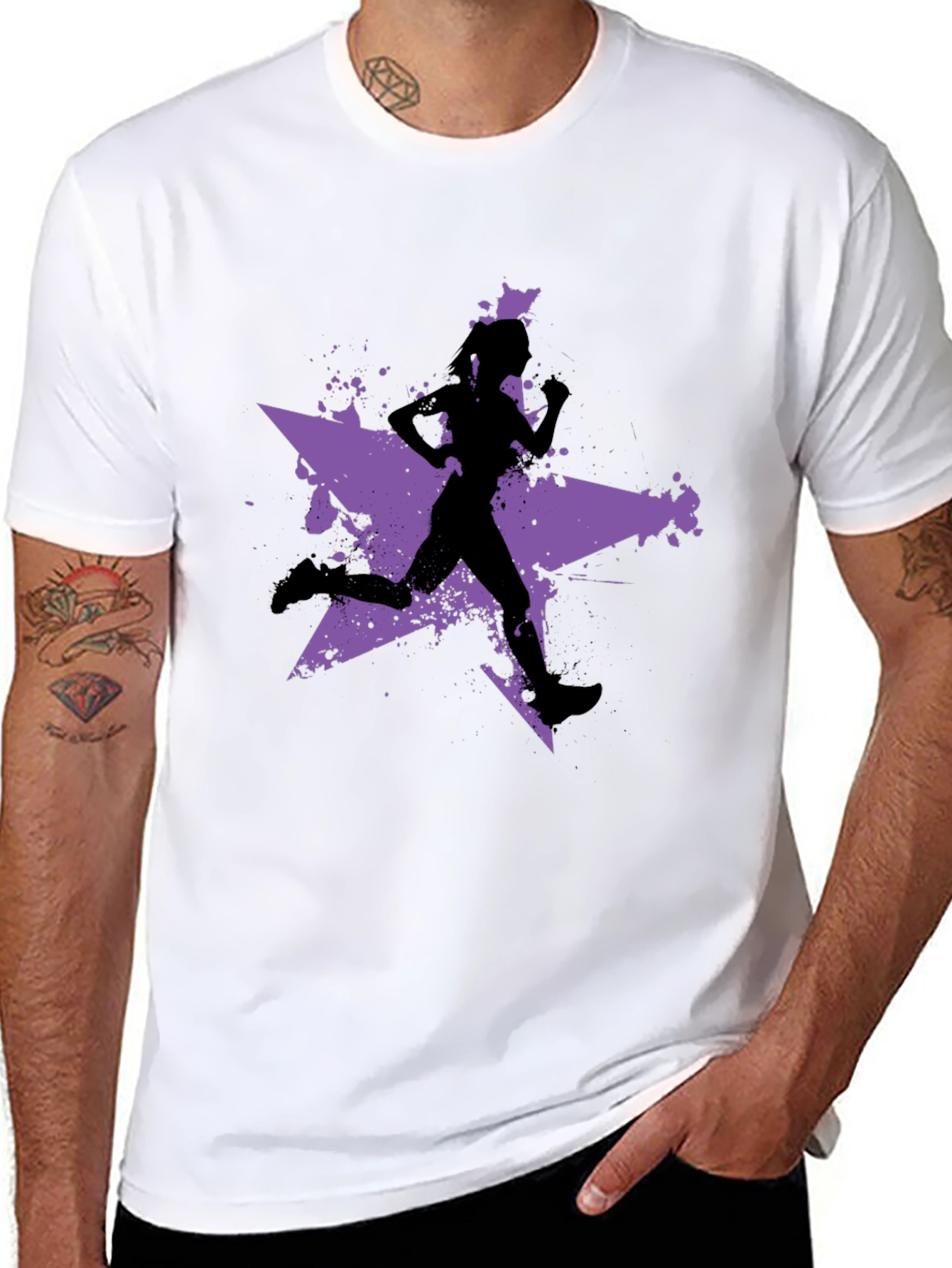 Runner Silhouette Star T-Shirt