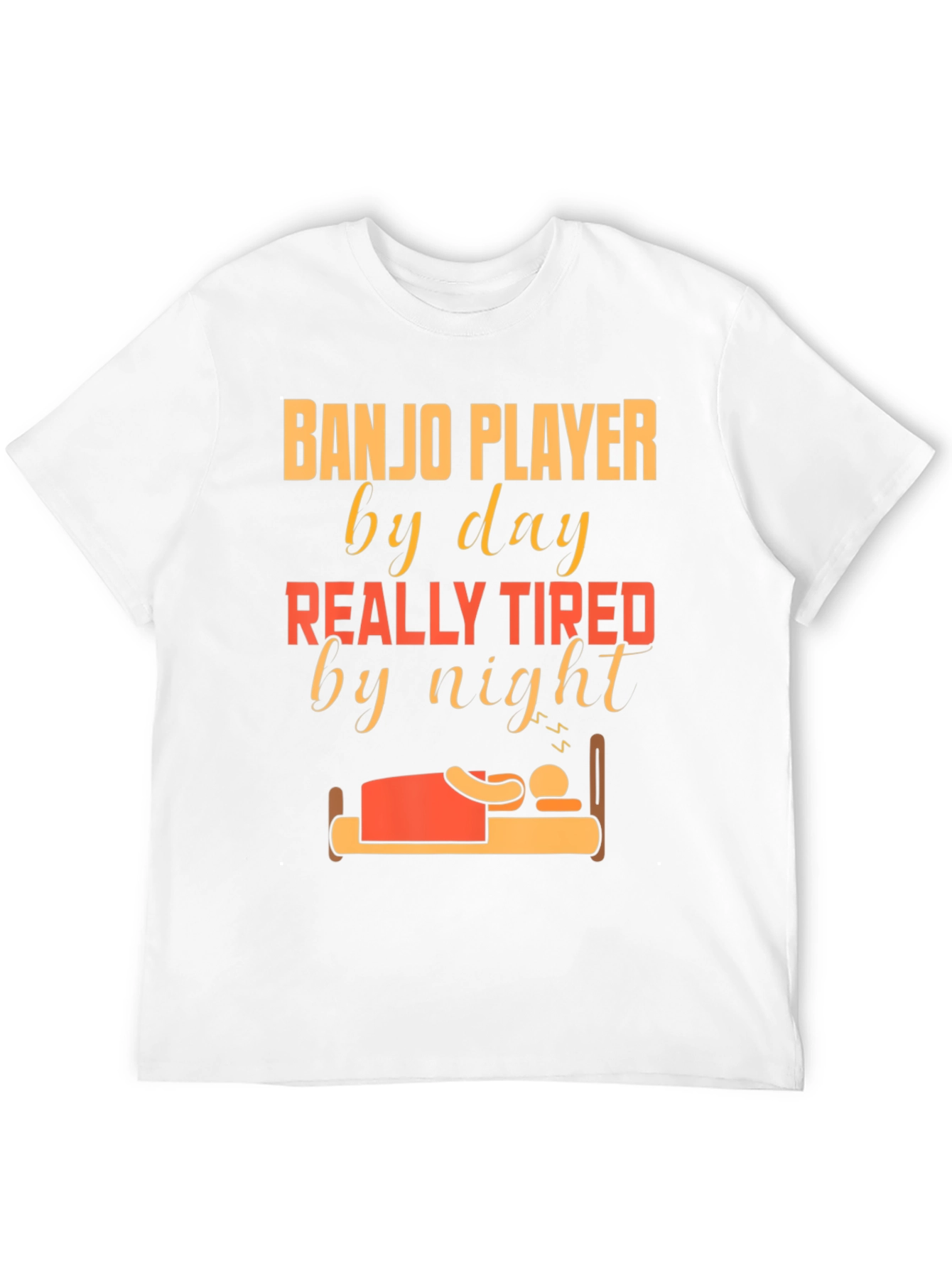Banjo Player Tired T-Shirt