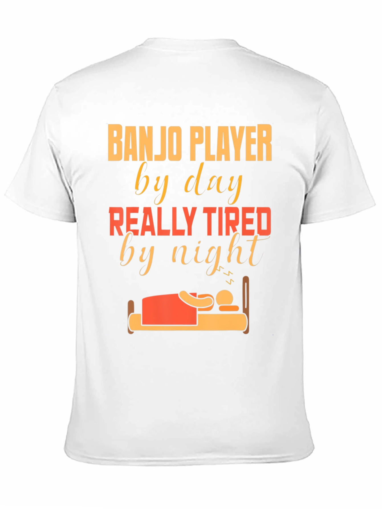 Banjo Player Tired T-Shirt