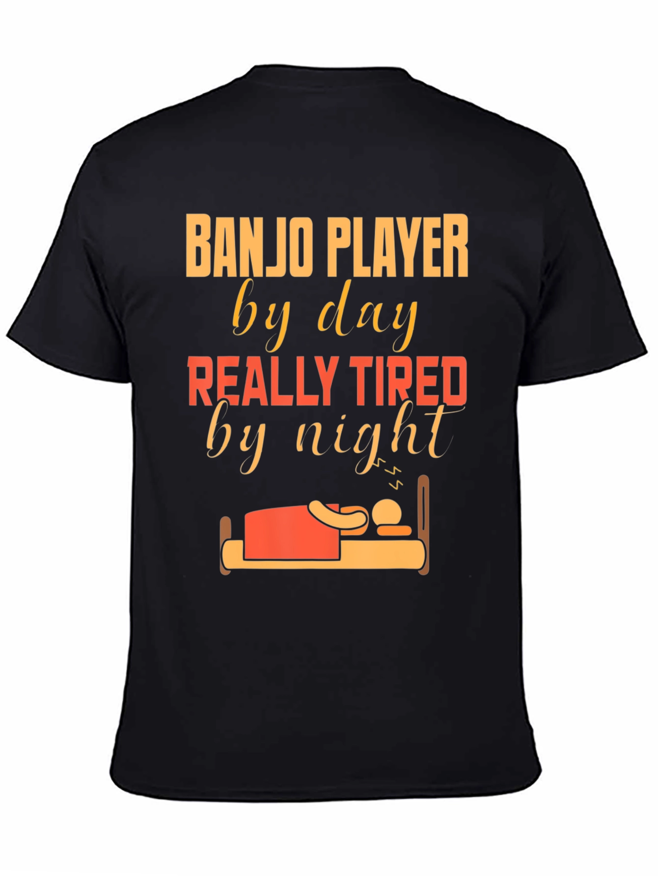 Banjo Player Tired T-Shirt