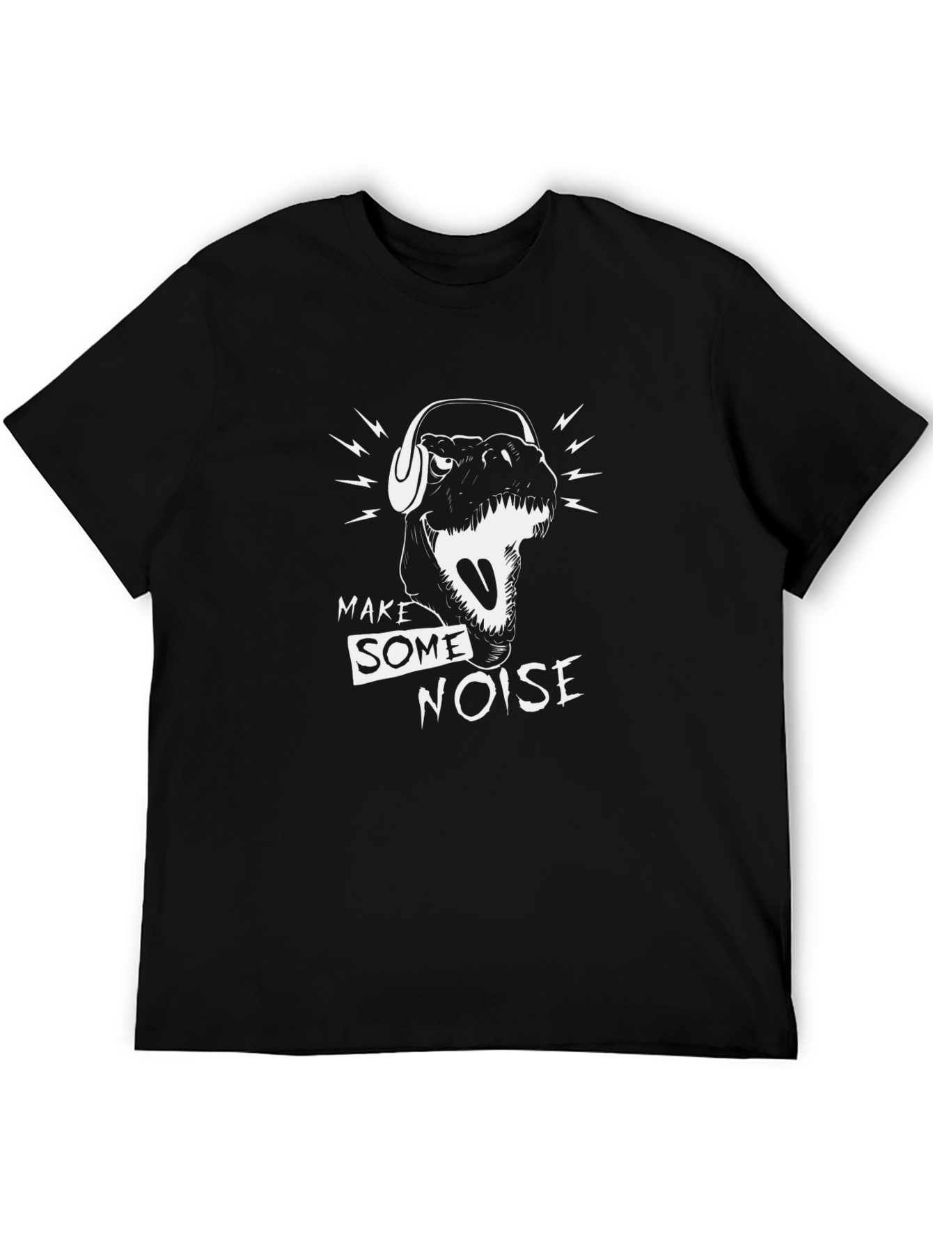 Dino DJ T-Shirt - Make Some Noise