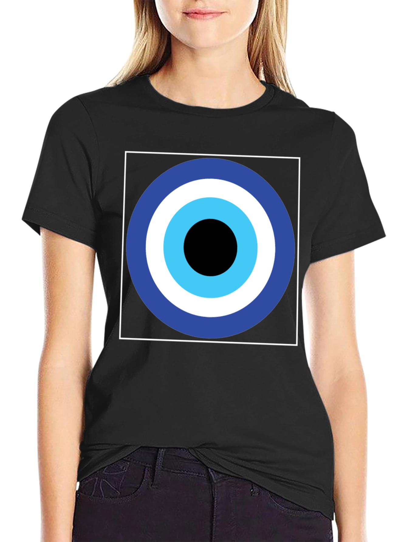 Evil Eye Graphic T-Shirt - Good Luck Charm