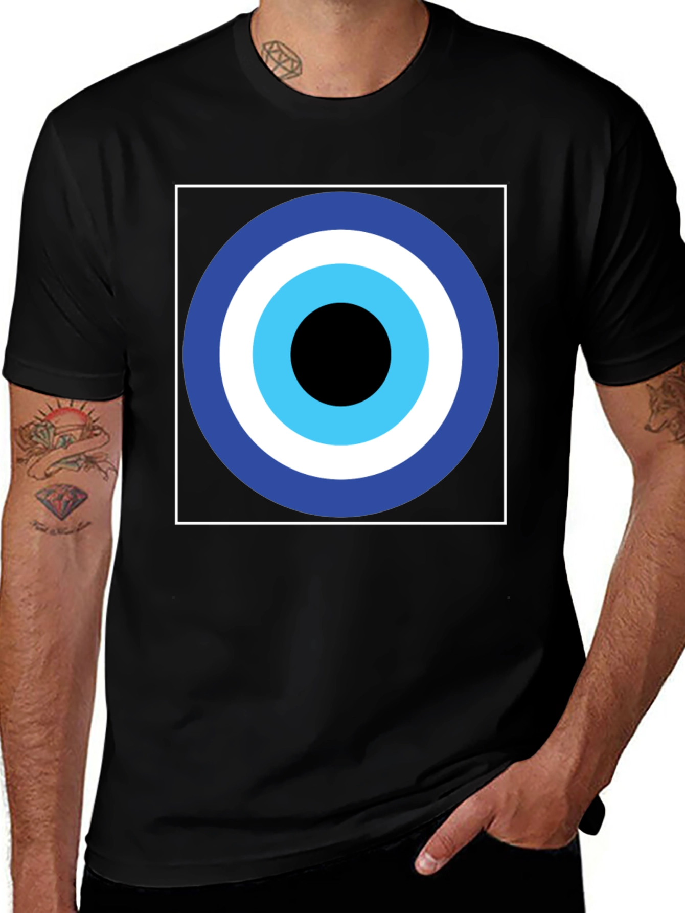 Evil Eye Graphic T-Shirt - Good Luck Charm