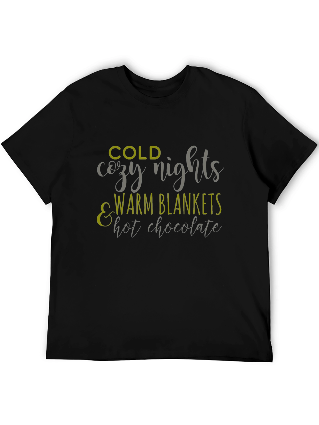Cozy Winter Nights Graphic Tee - Warm & Stylish