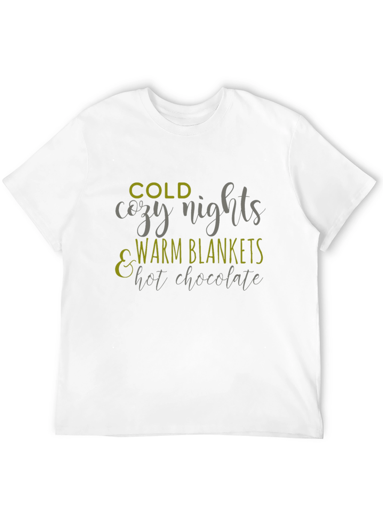 Cozy Winter Nights Graphic Tee - Warm & Stylish